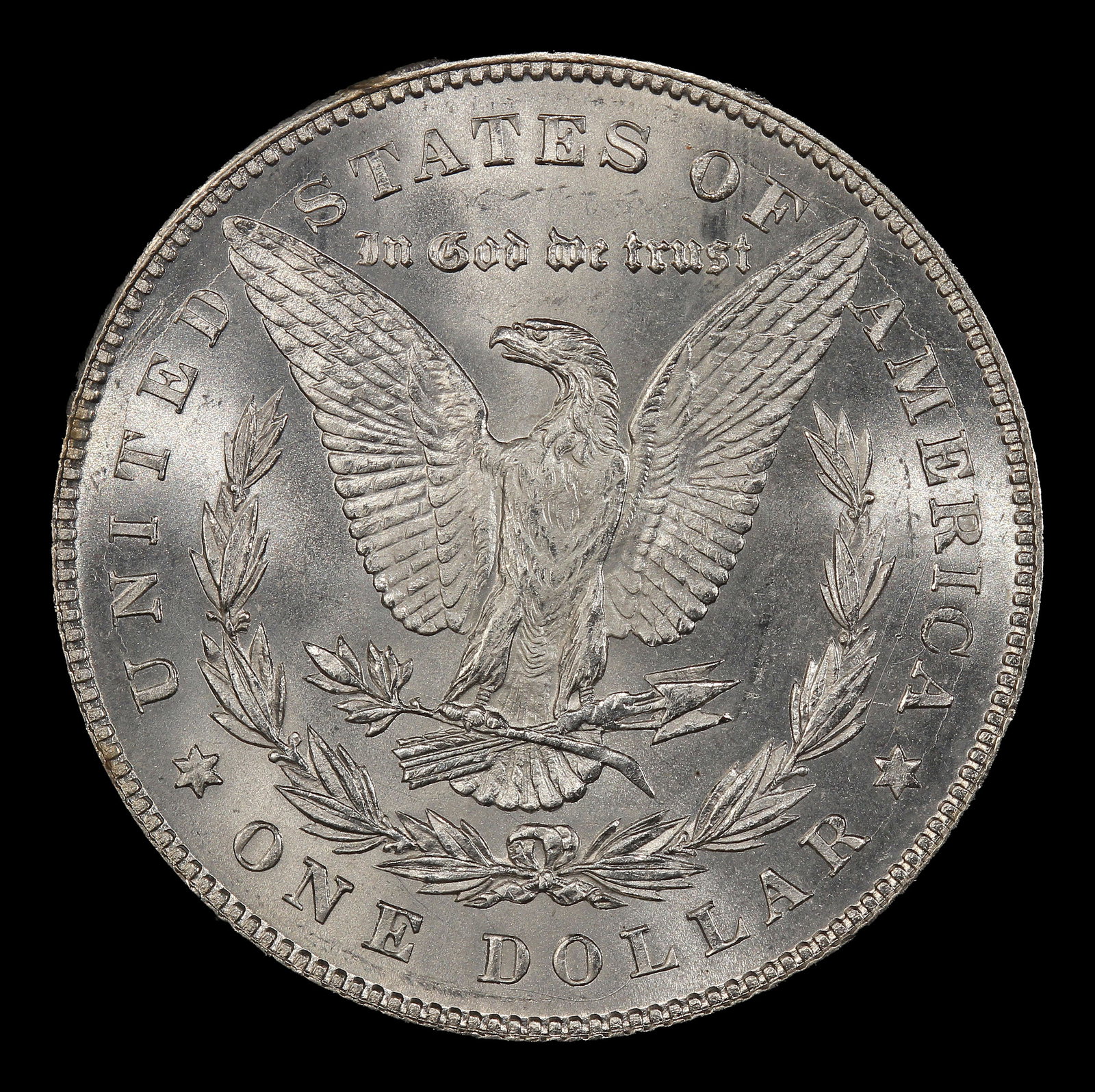 1878-p 7tf Morgan Dollar $1 Grades ms64+ - 3