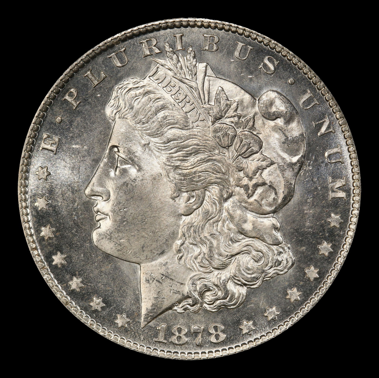 1878-s Morgan Dollar $1 Grades ms64+ - 2