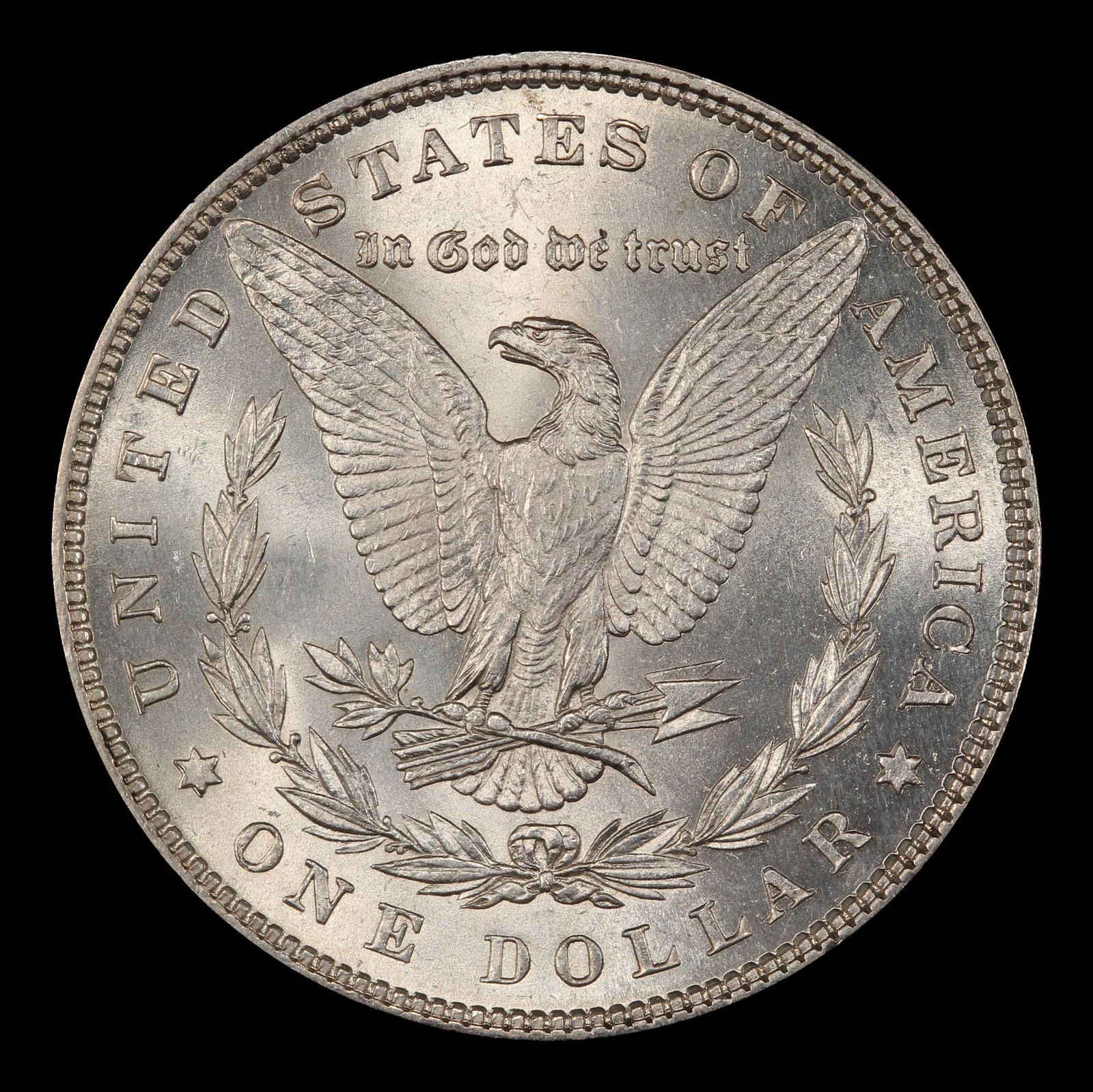 1879-p Morgan Dollar $1 Grades ms63+ - 3