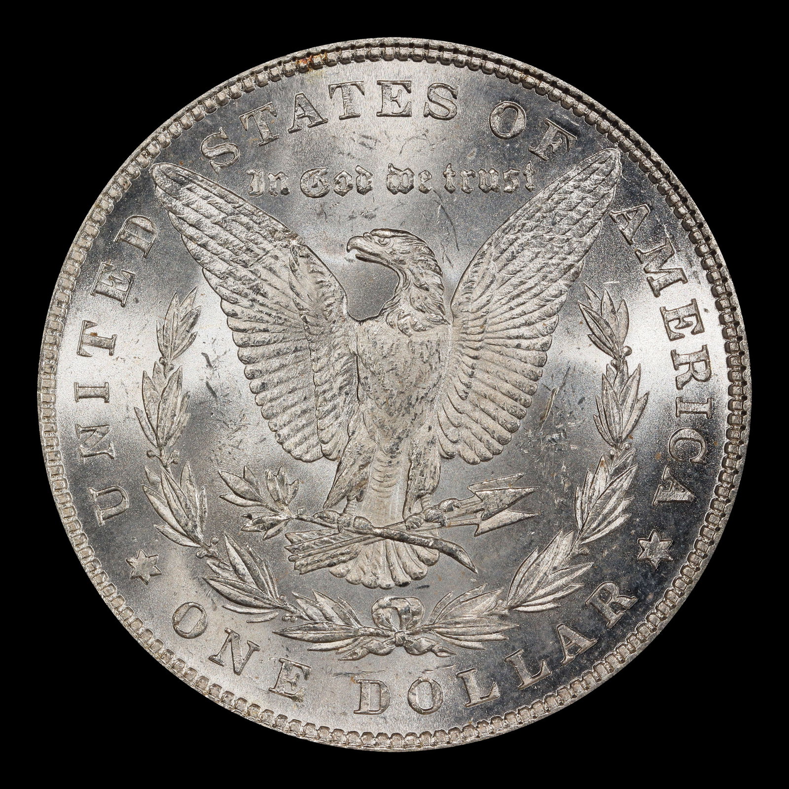 1879-p Morgan Dollar $1 Grades ms64 - 3