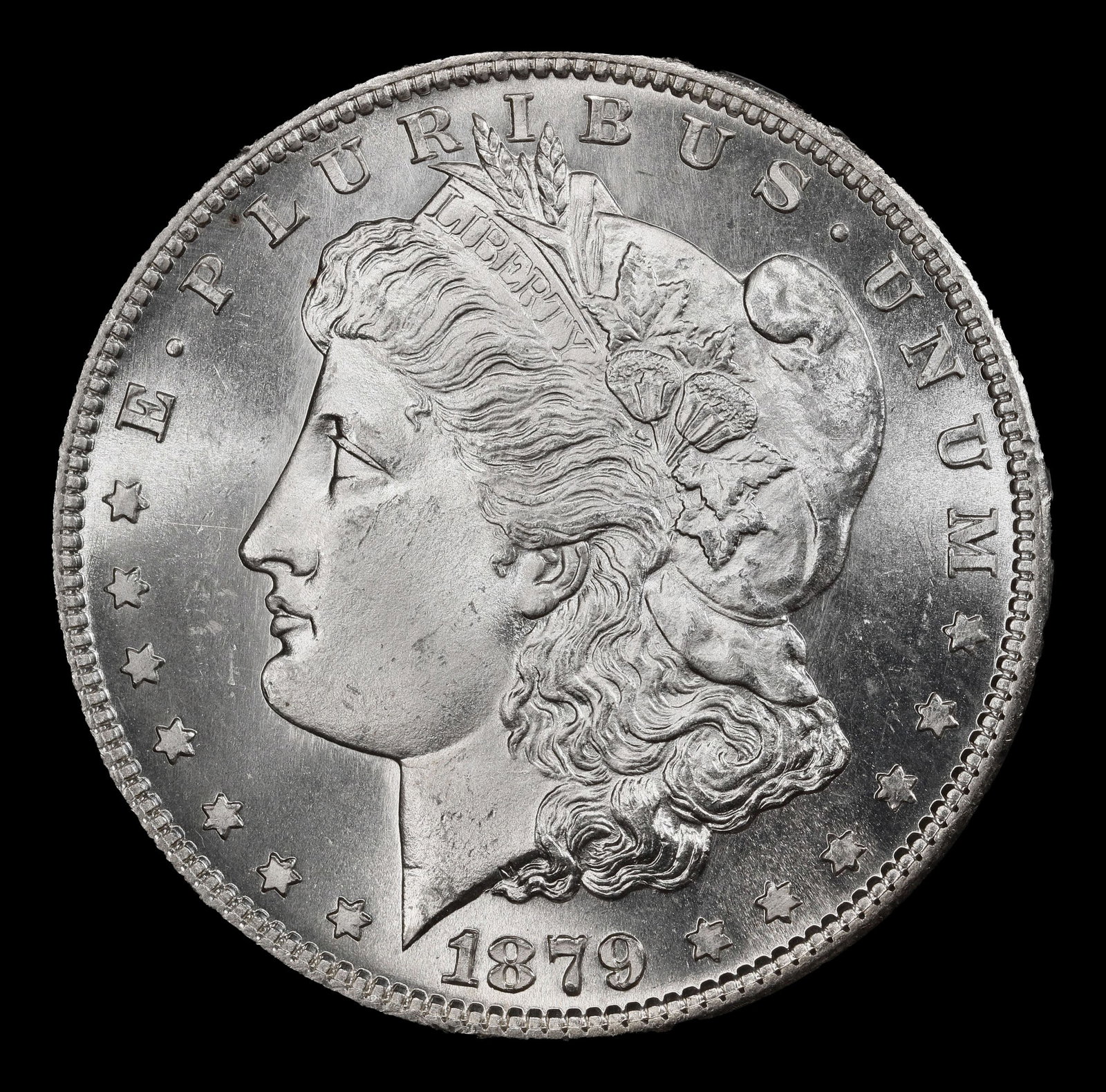 1879-p Morgan Dollar Near Top Pop! $1 ms66+ SEGS - 2