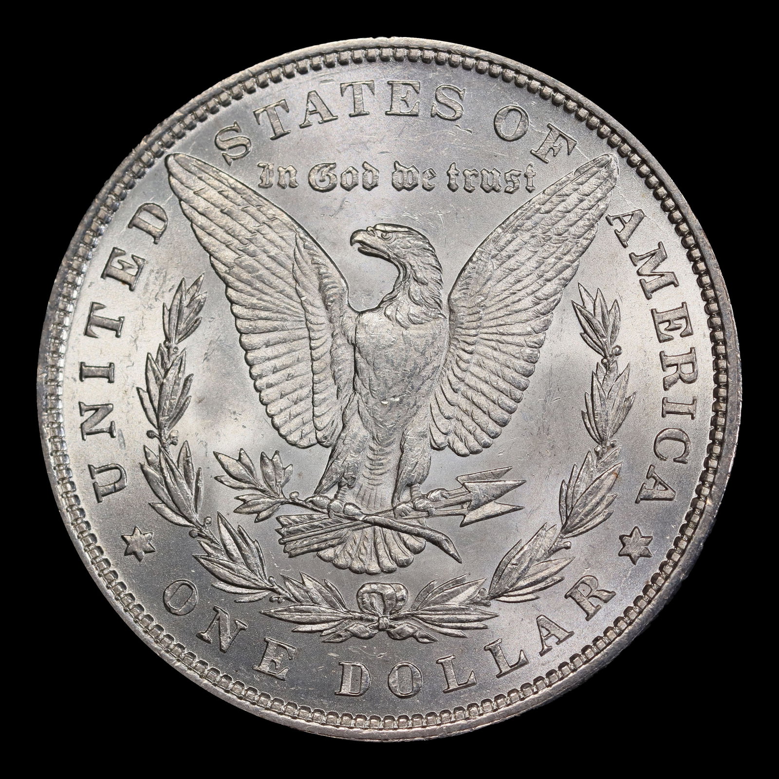1880-p Morgan Dollar $1 Grades ms62 - 3
