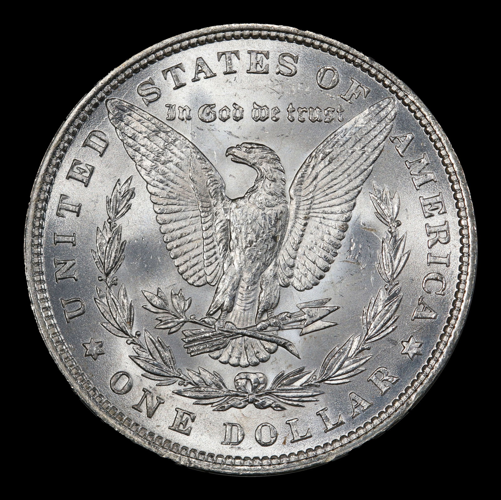 1880-p Morgan Dollar $1 Grades ms65 - 3