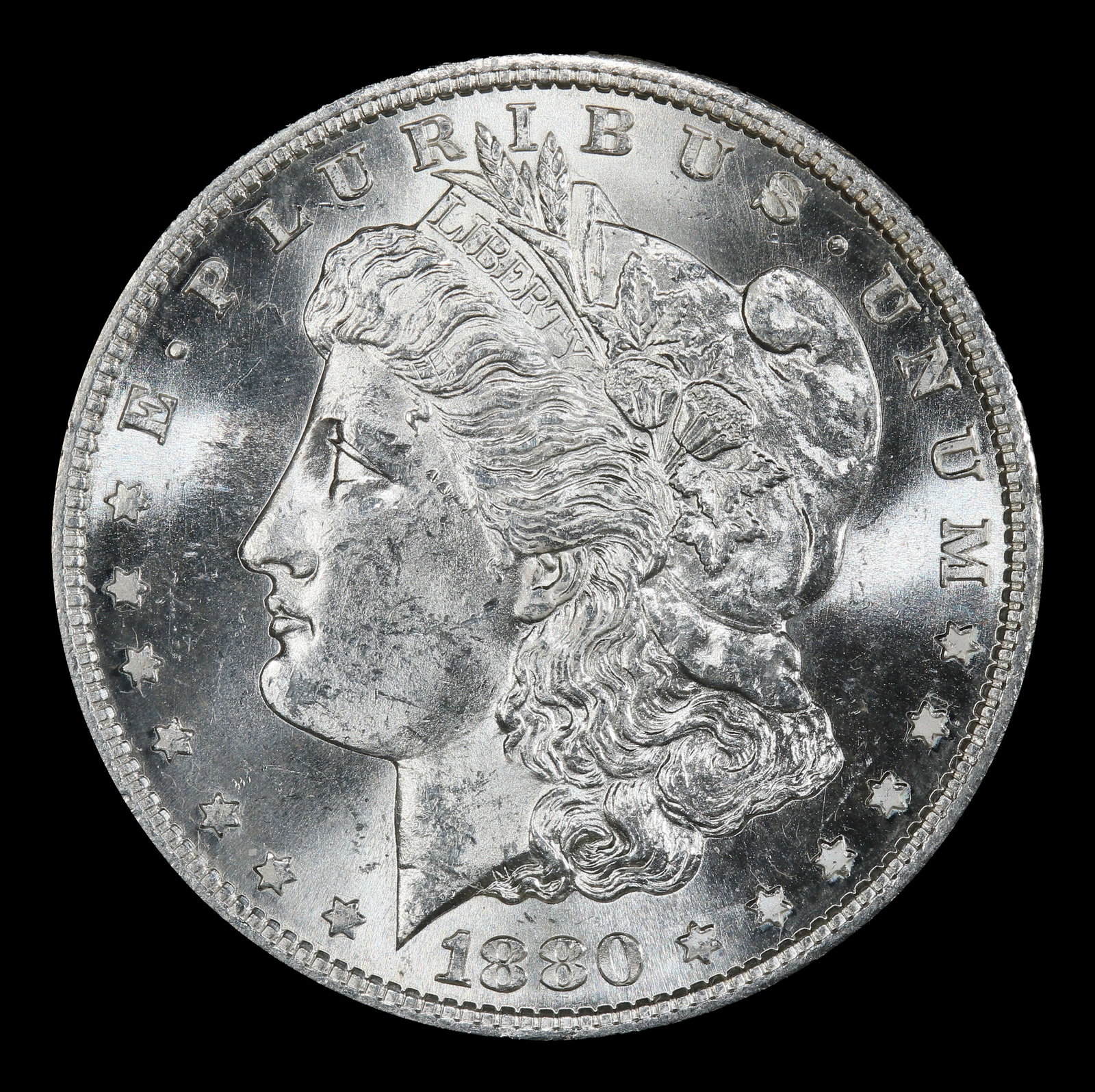 1880-s Morgan Dollar $1 Grades ms62+ - 2
