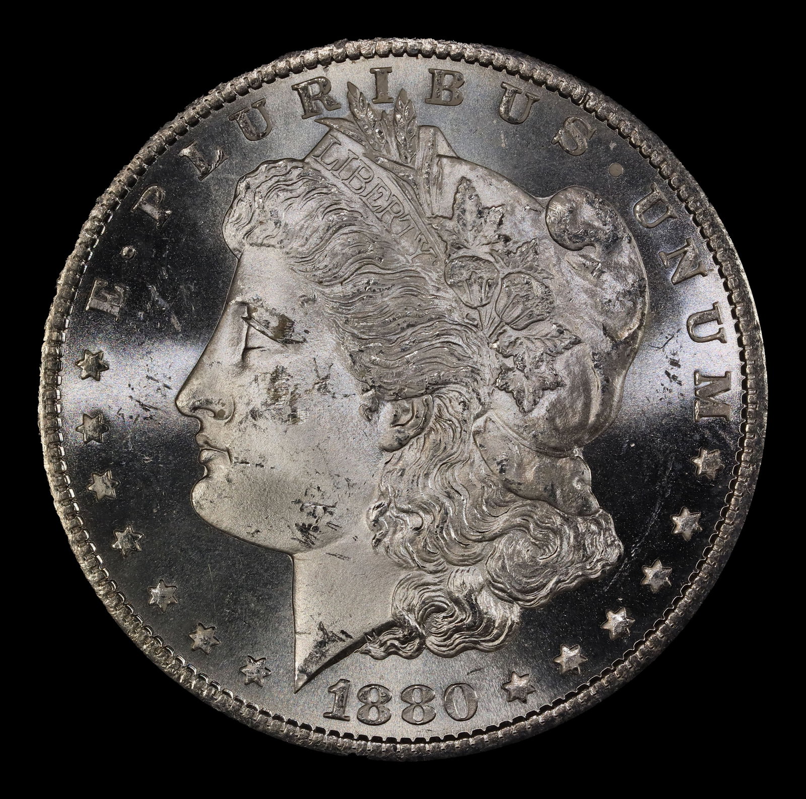 1880-s Morgan Dollar $1 Grades ms63+ - 2
