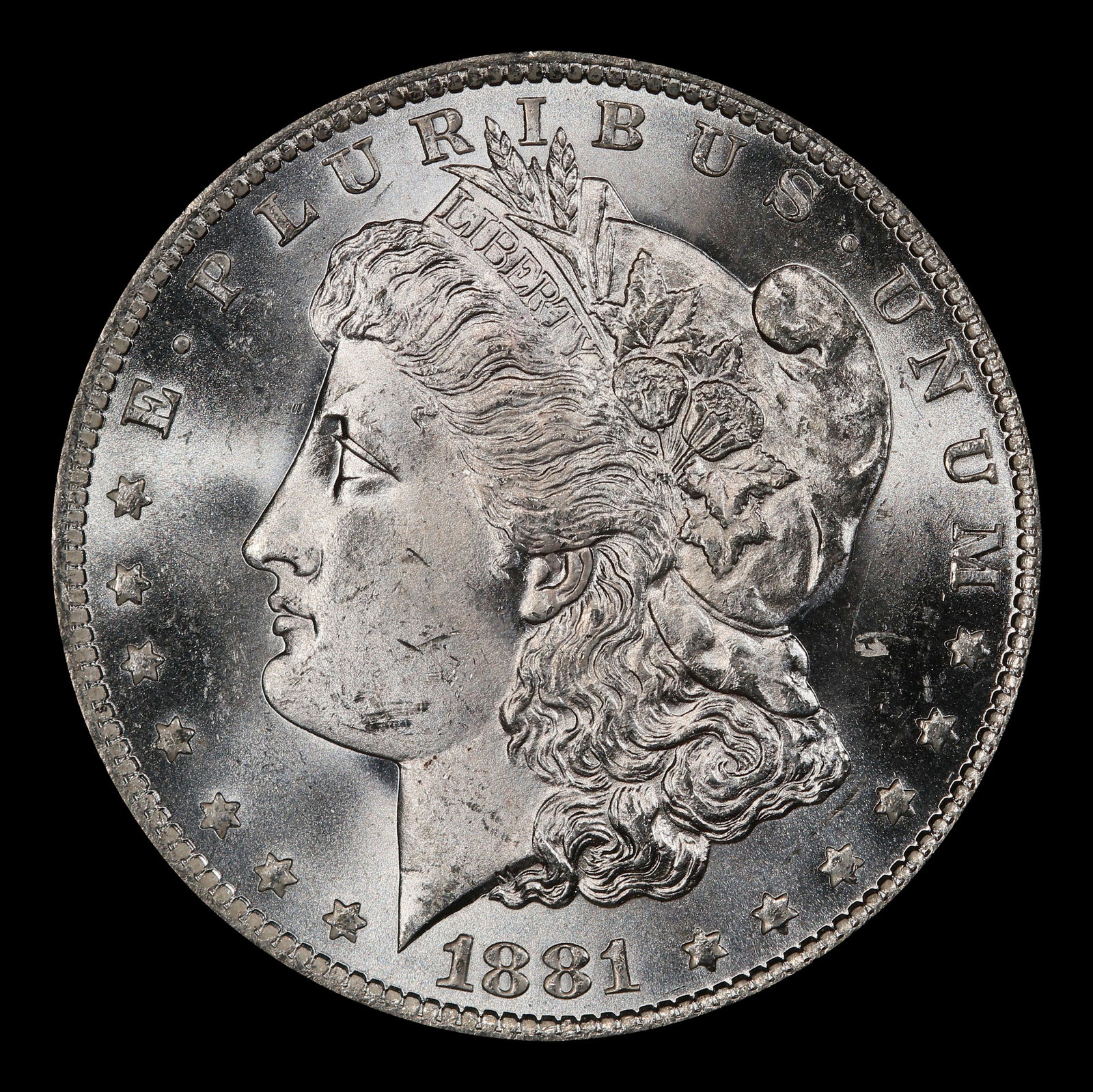 1881-o Morgan Dollar $1 Grades ms62+ - 2