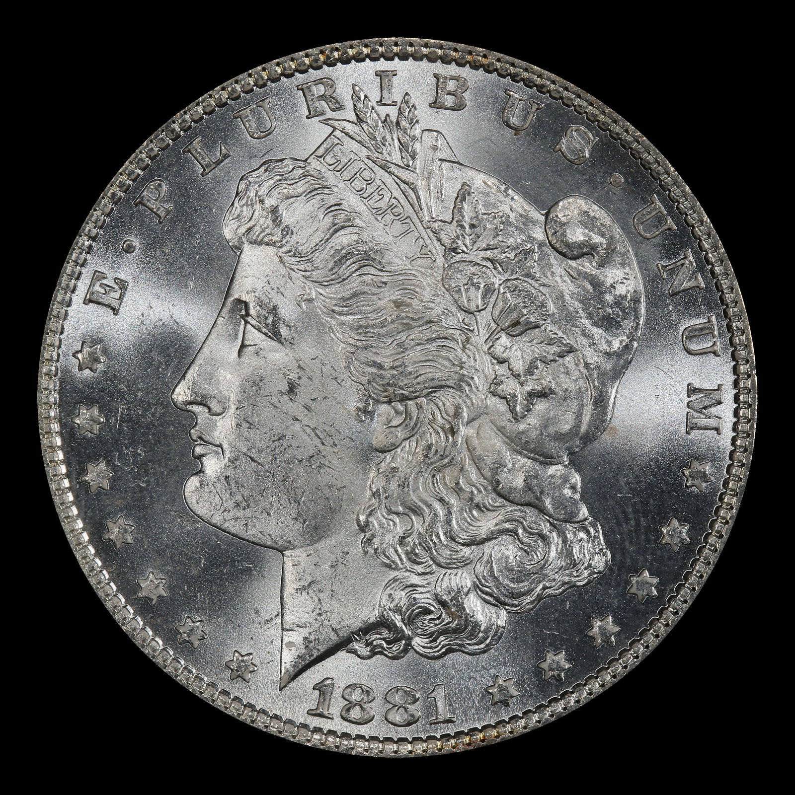 1881-o Morgan Dollar $1 Grades ms63 - 2