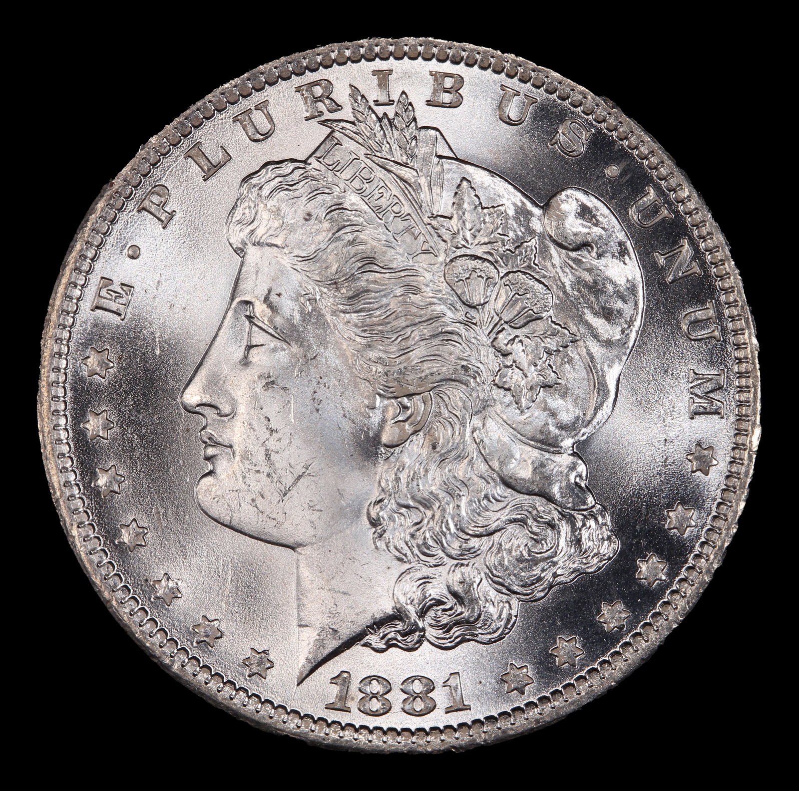 1881-o Morgan Dollar $1 Grades ms63+ - 2