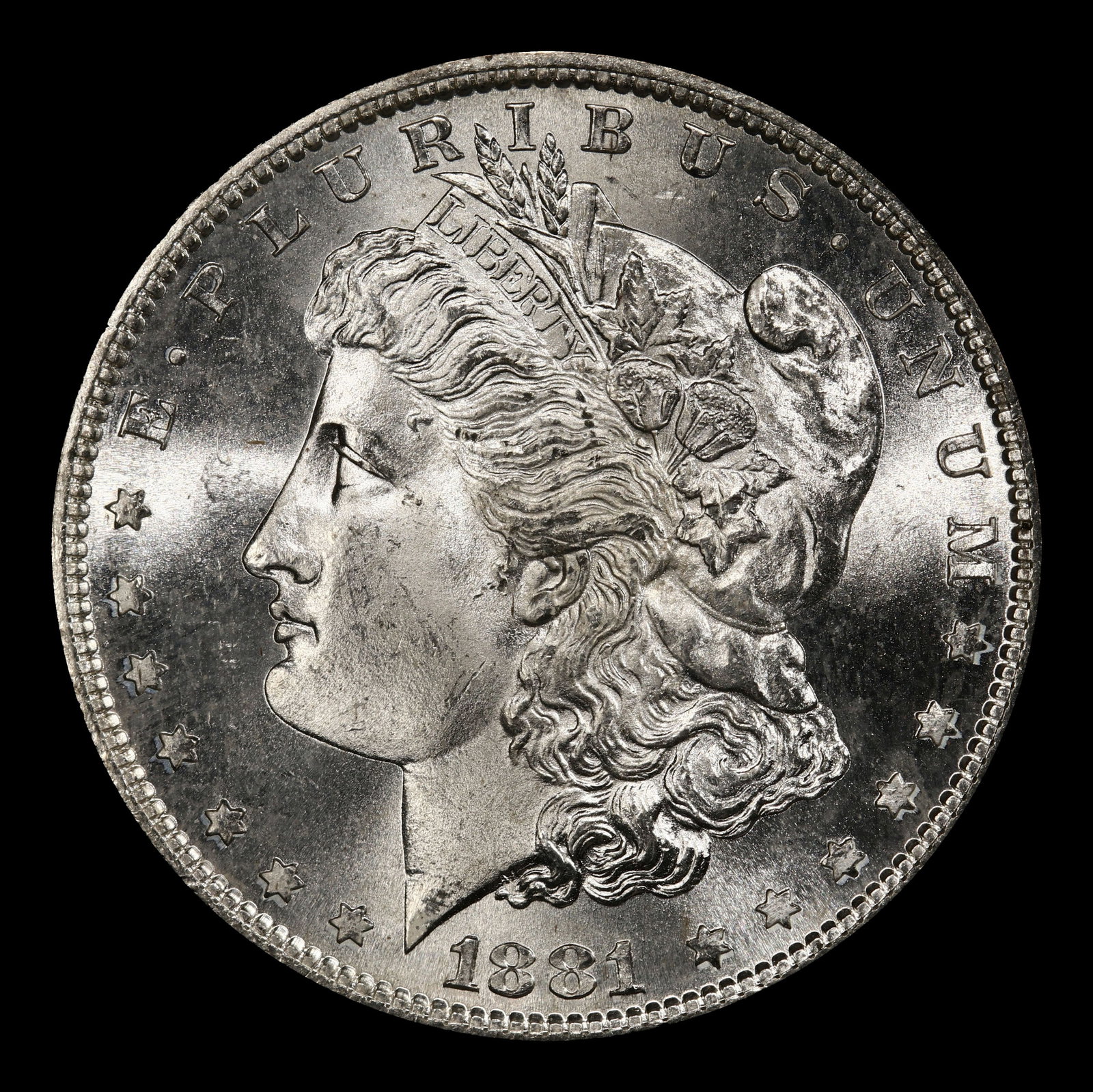 1881-s Morgan Dollar $1 Grades ms65 - 2