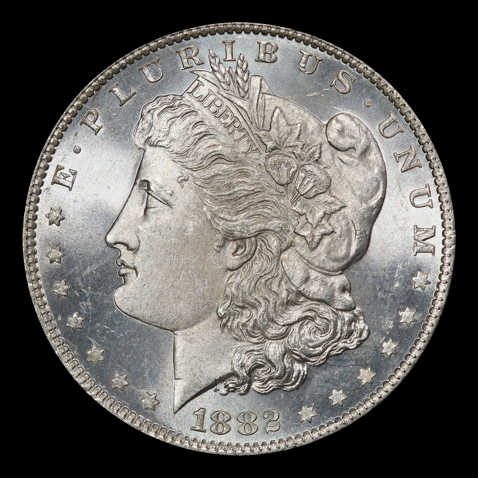1882-o Morgan Dollar $1 Grades ms63+ - 2