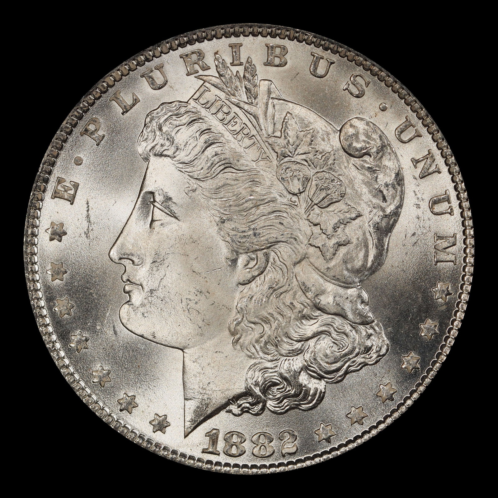 1882-p Morgan Dollar $1 Grades ms65 - 2