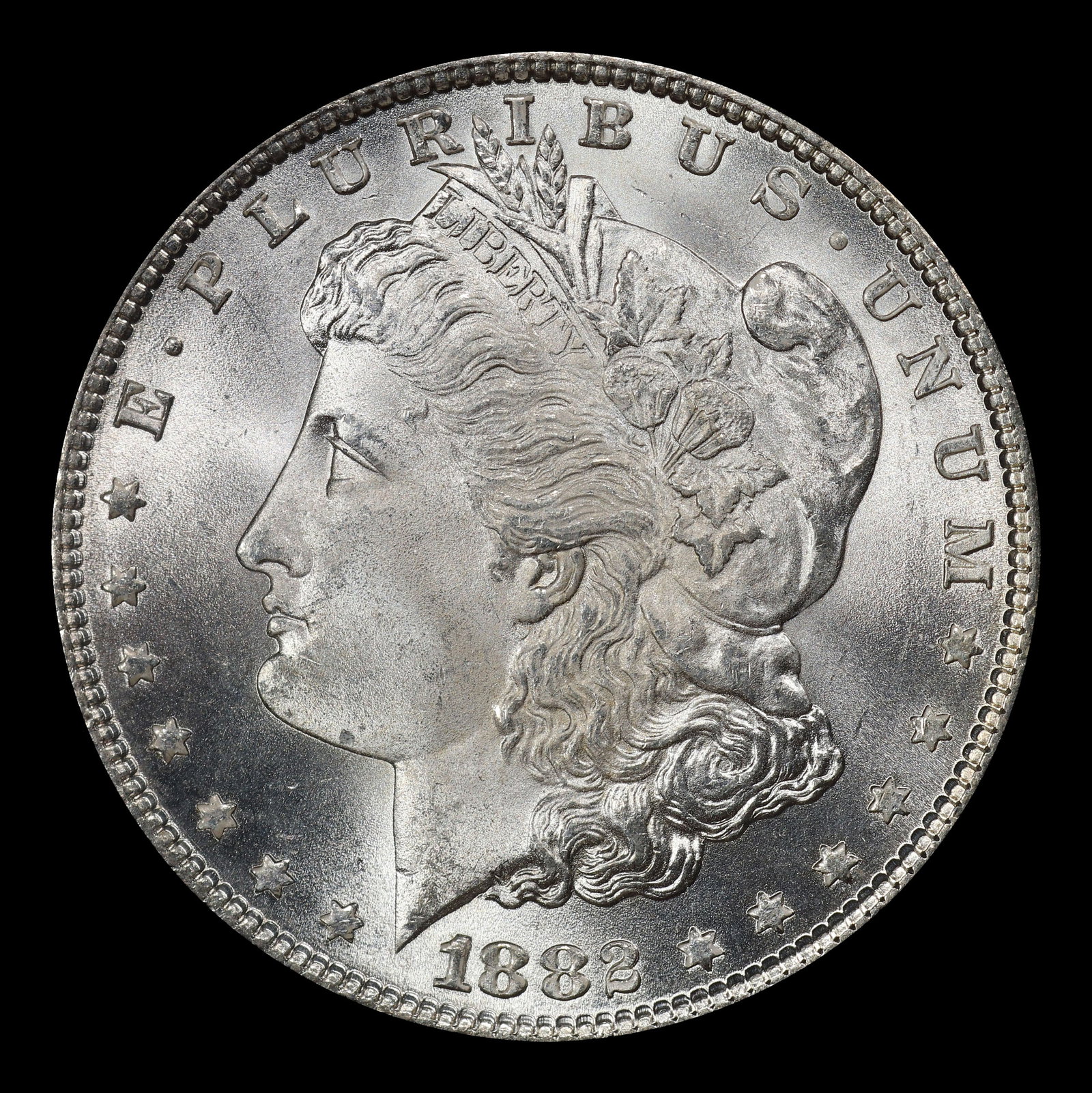 1882-p Morgan Dollar $1 ms66+ SEGS - 2