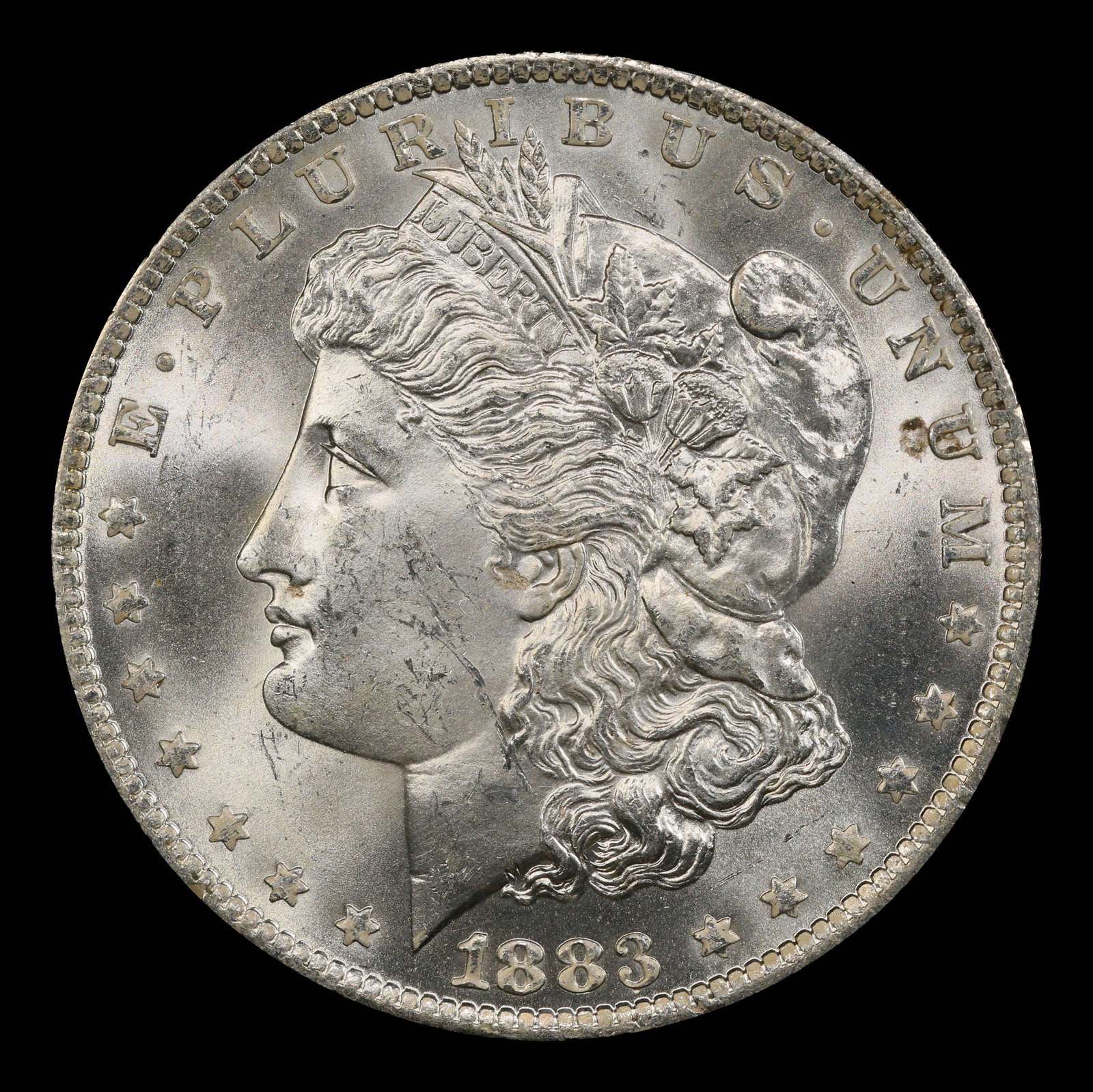 1883-o Morgan Dollar $1 Grades ms63+ - 2