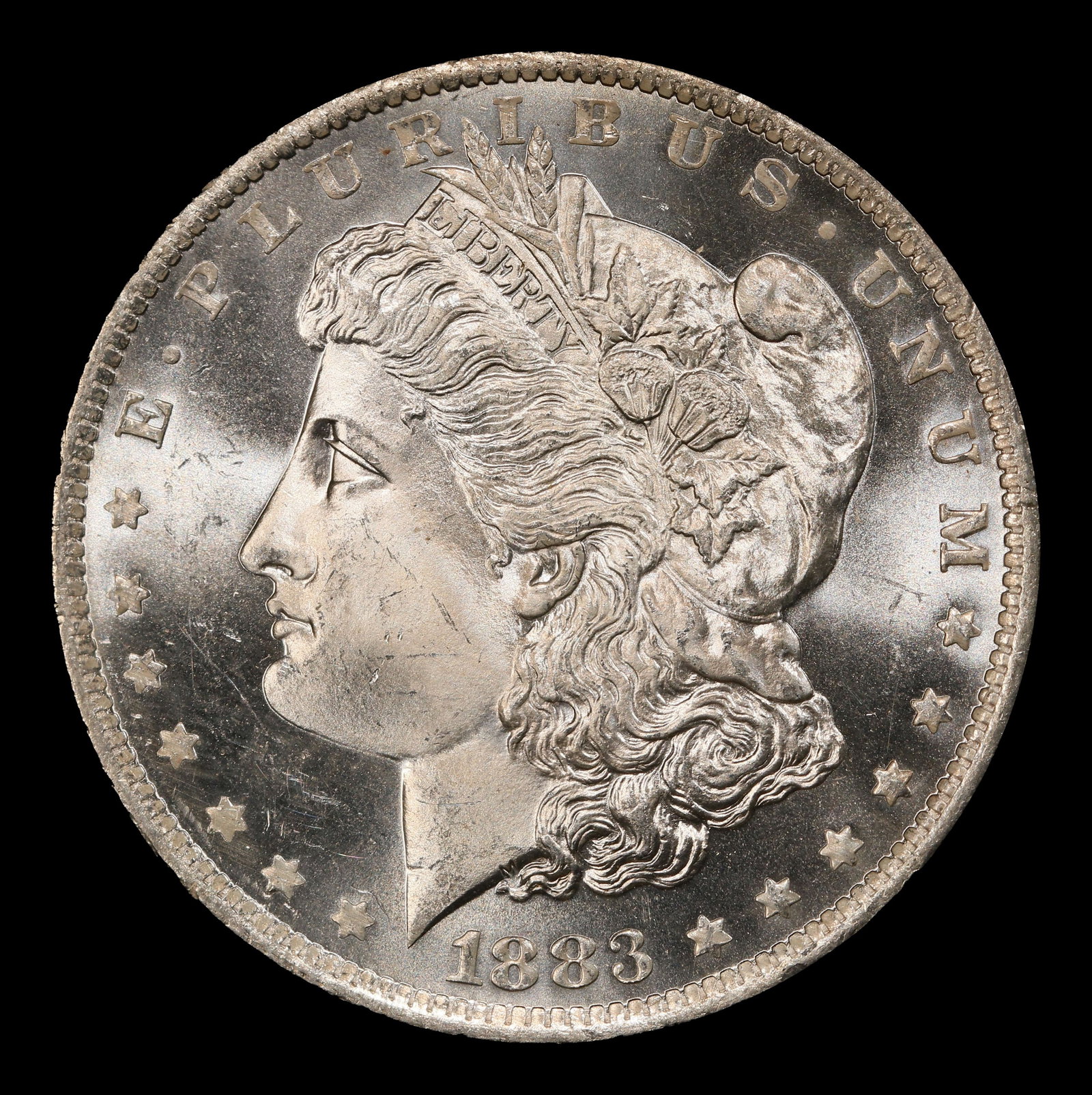 1883-o Morgan Dollar $1 Grades ms65+ - 2
