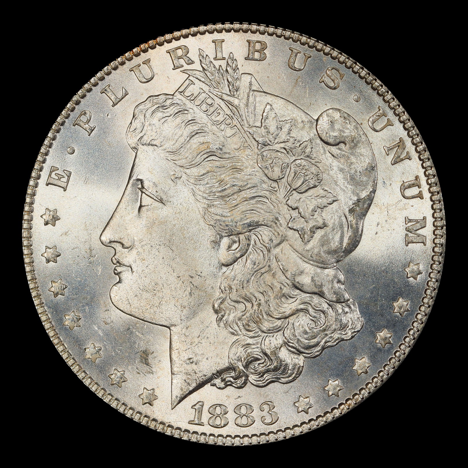 1883-p Morgan Dollar $1 Grades ms64 - 2