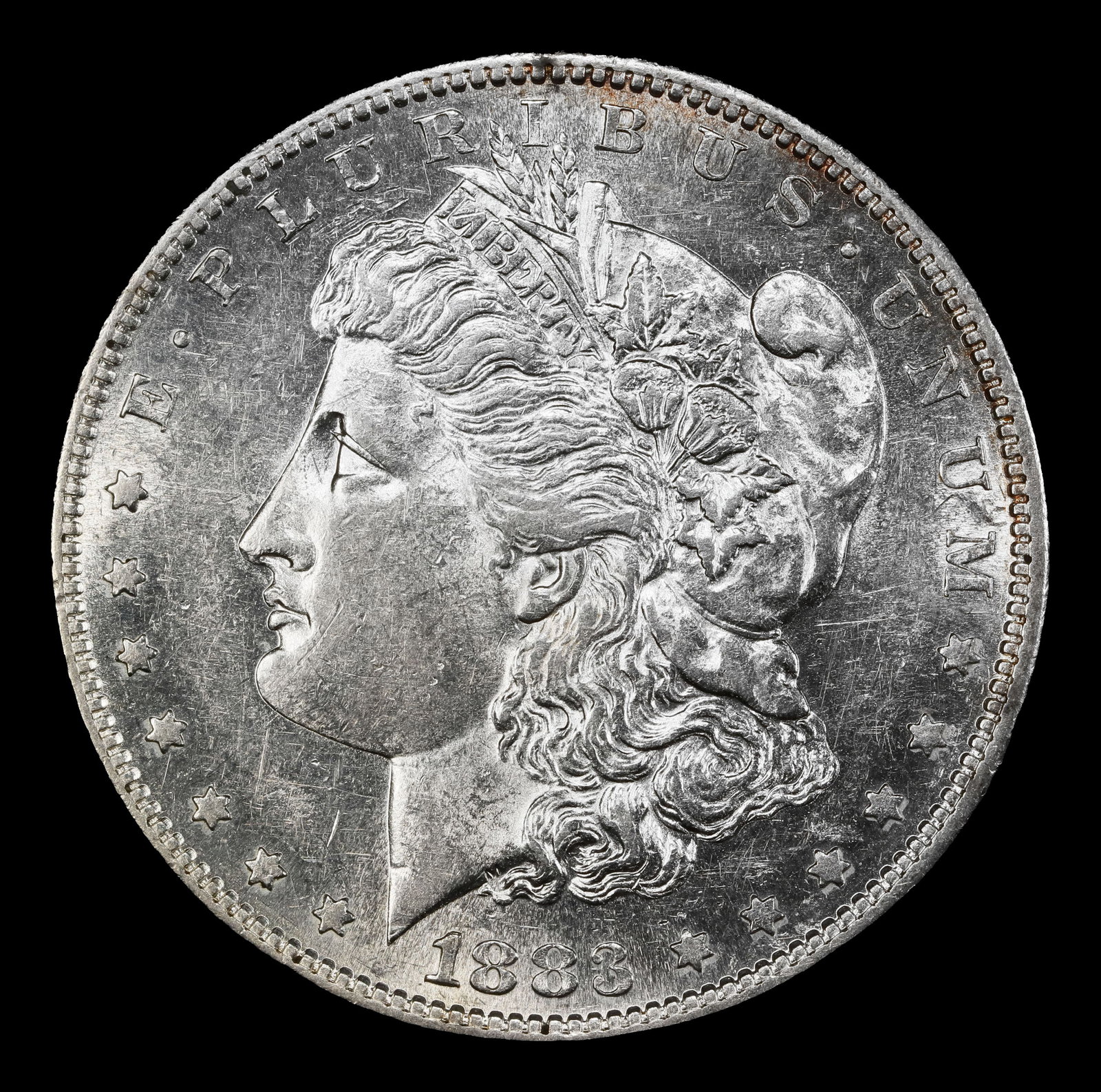 1883-s Morgan Dollar $1 ms62 USCG - 2