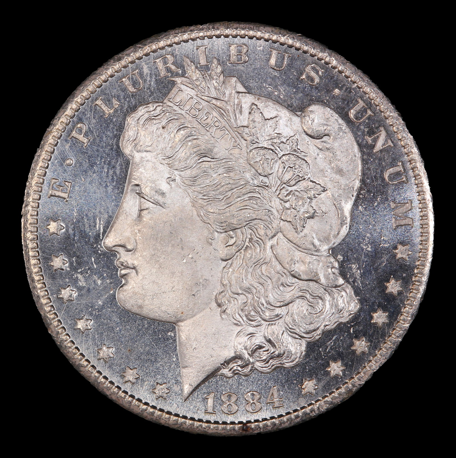 1884-cc Morgan Dollar $1 ms65+ pl SEGS - 2