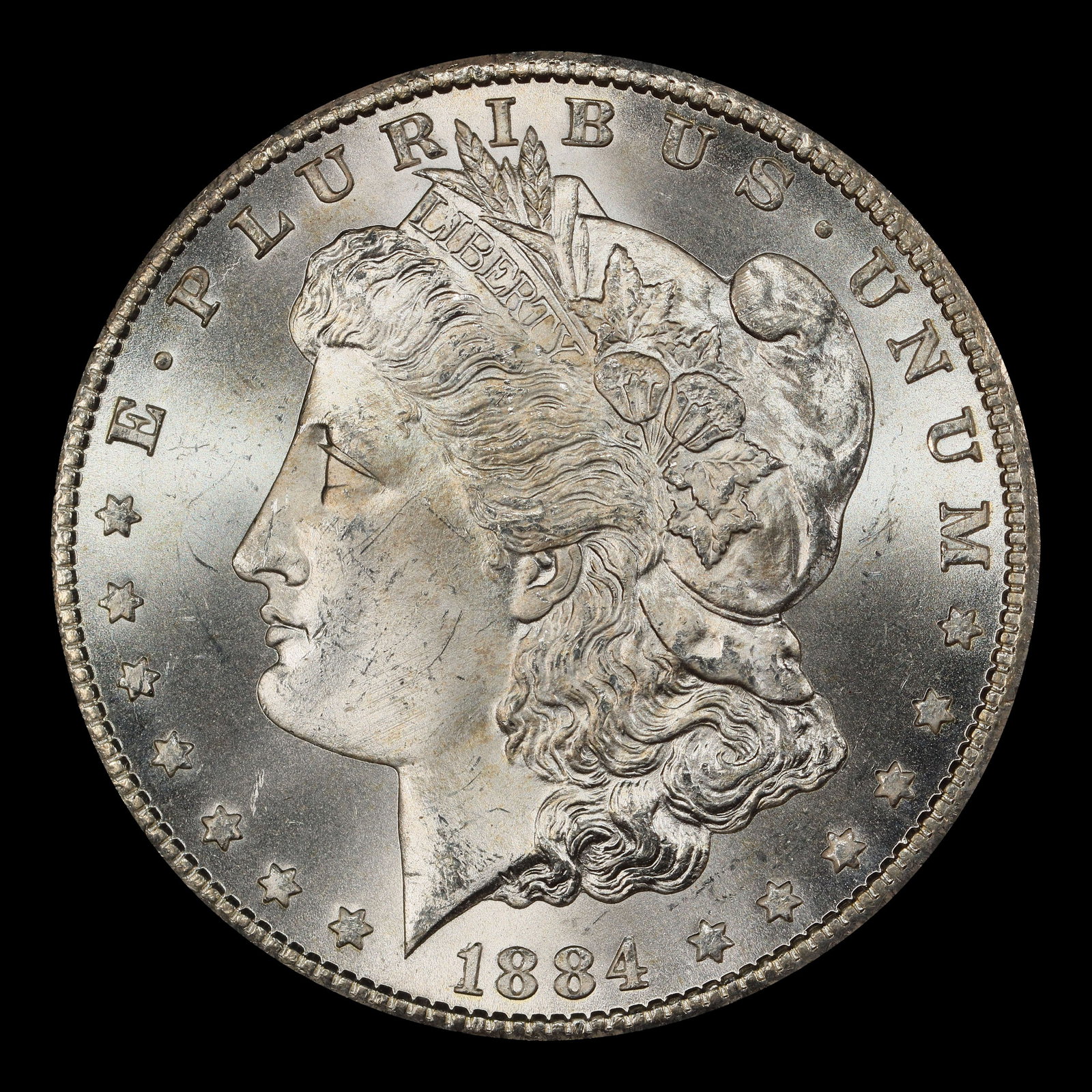 1884-cc Morgan Dollar $1 ms66 SEGS - 2