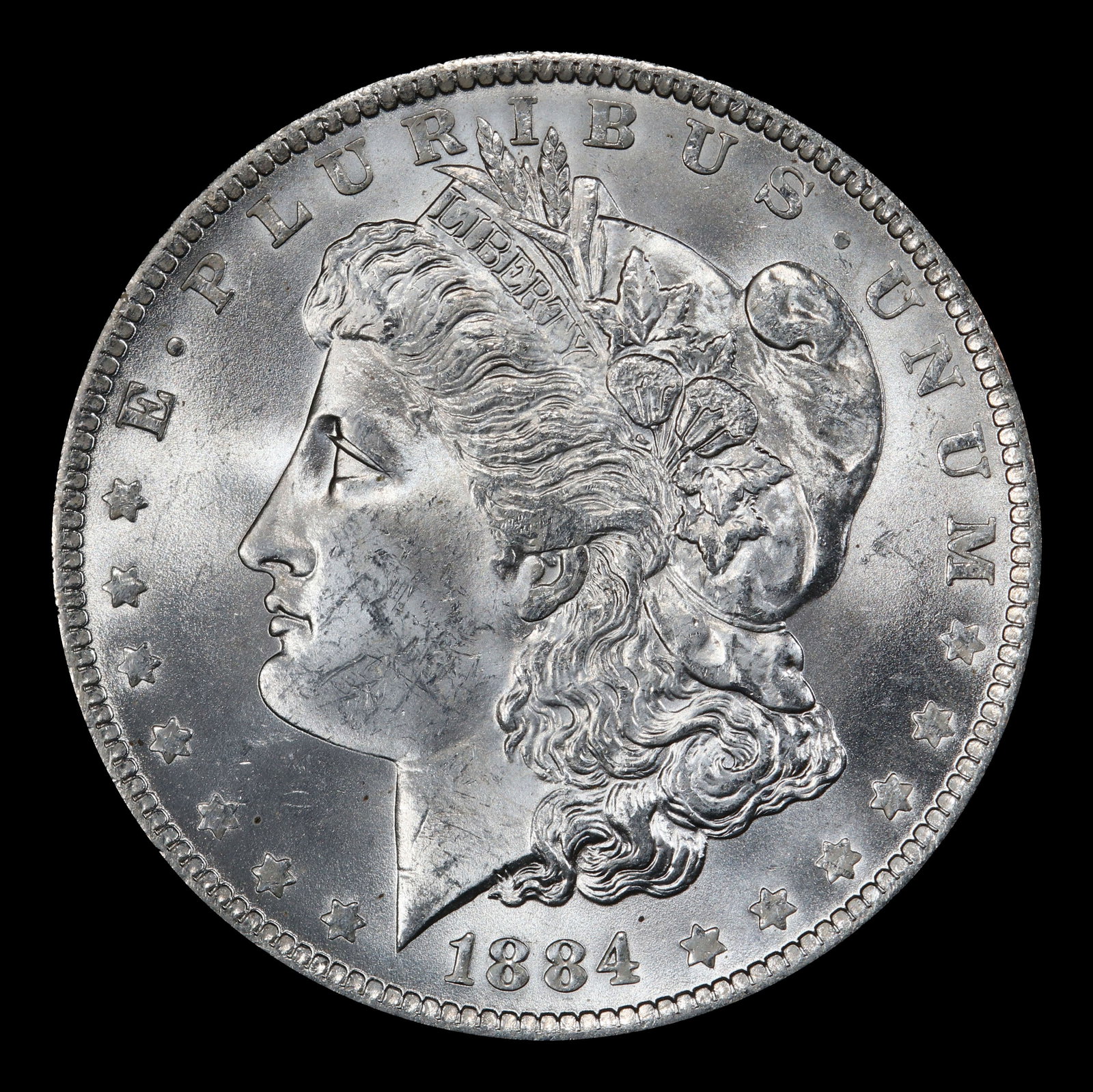 1884-o Morgan Dollar $1 Grades ms64+ - 2