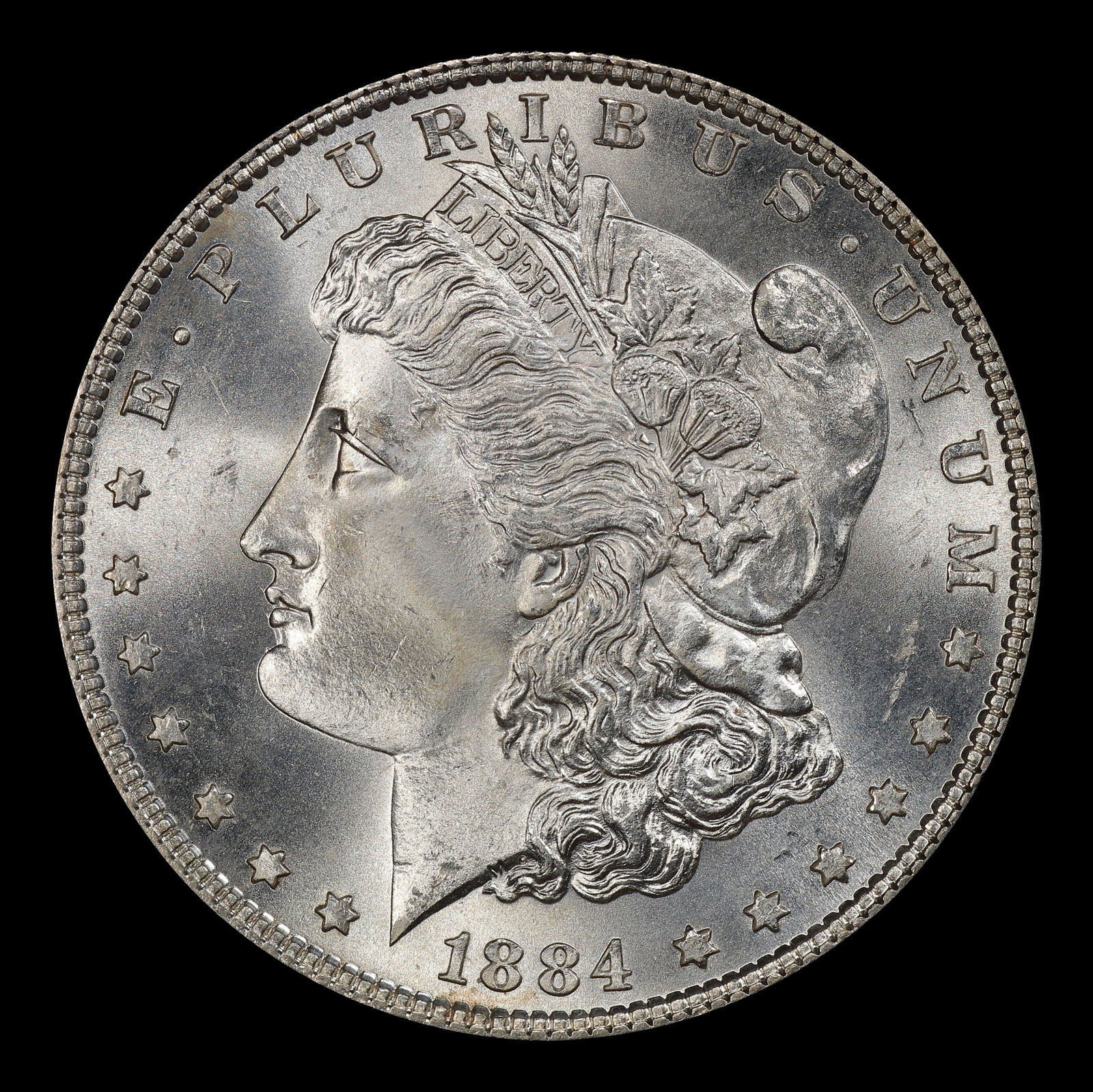 1884-p Morgan Dollar $1 Grades ms66 - 2