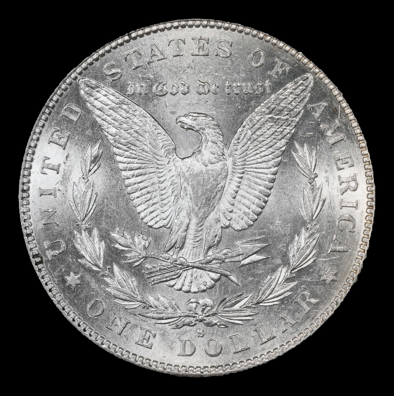 1884-s Morgan Dollar $1 ms62+ USCG - 3