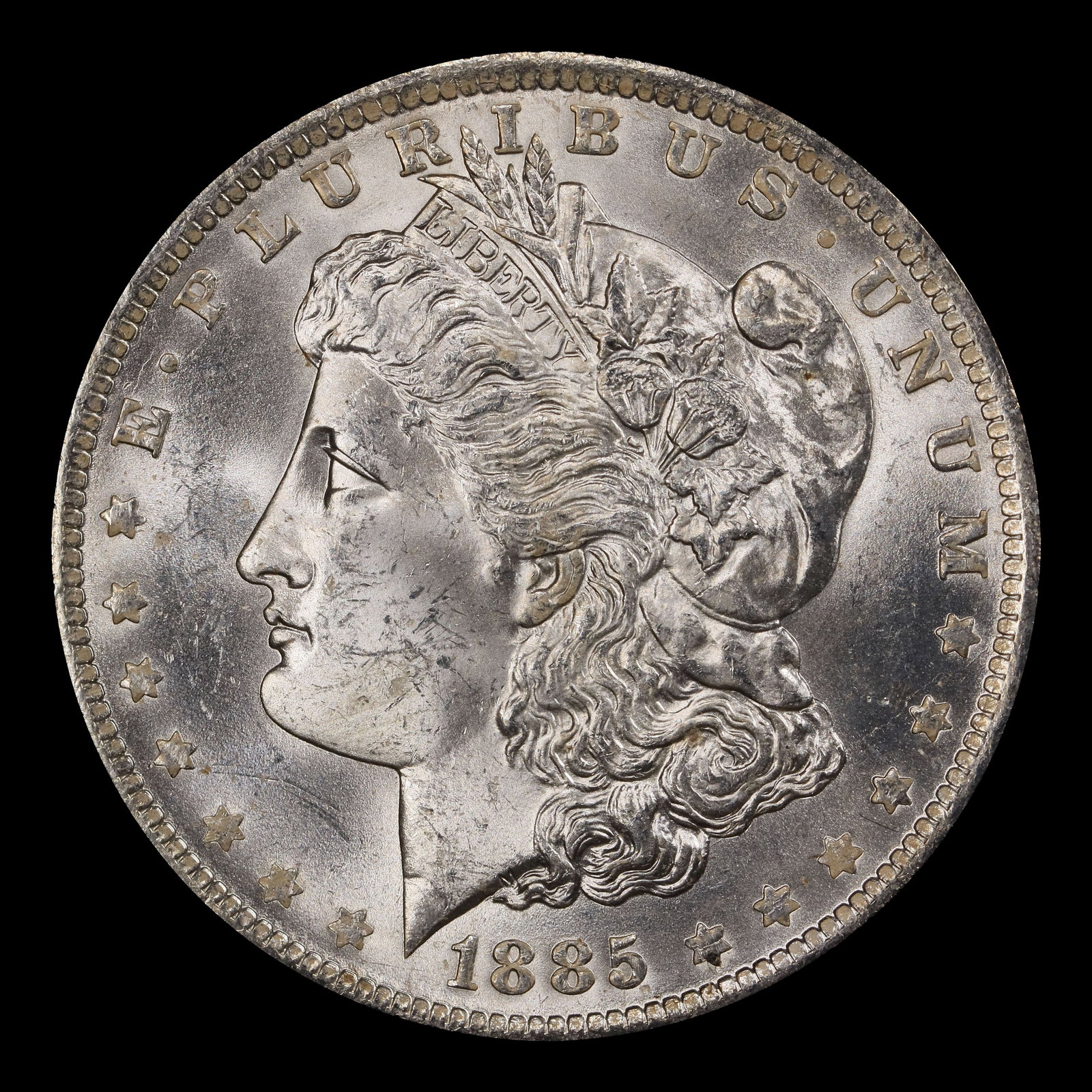 1885-o Morgan Dollar $1 Grades ms64 - 2