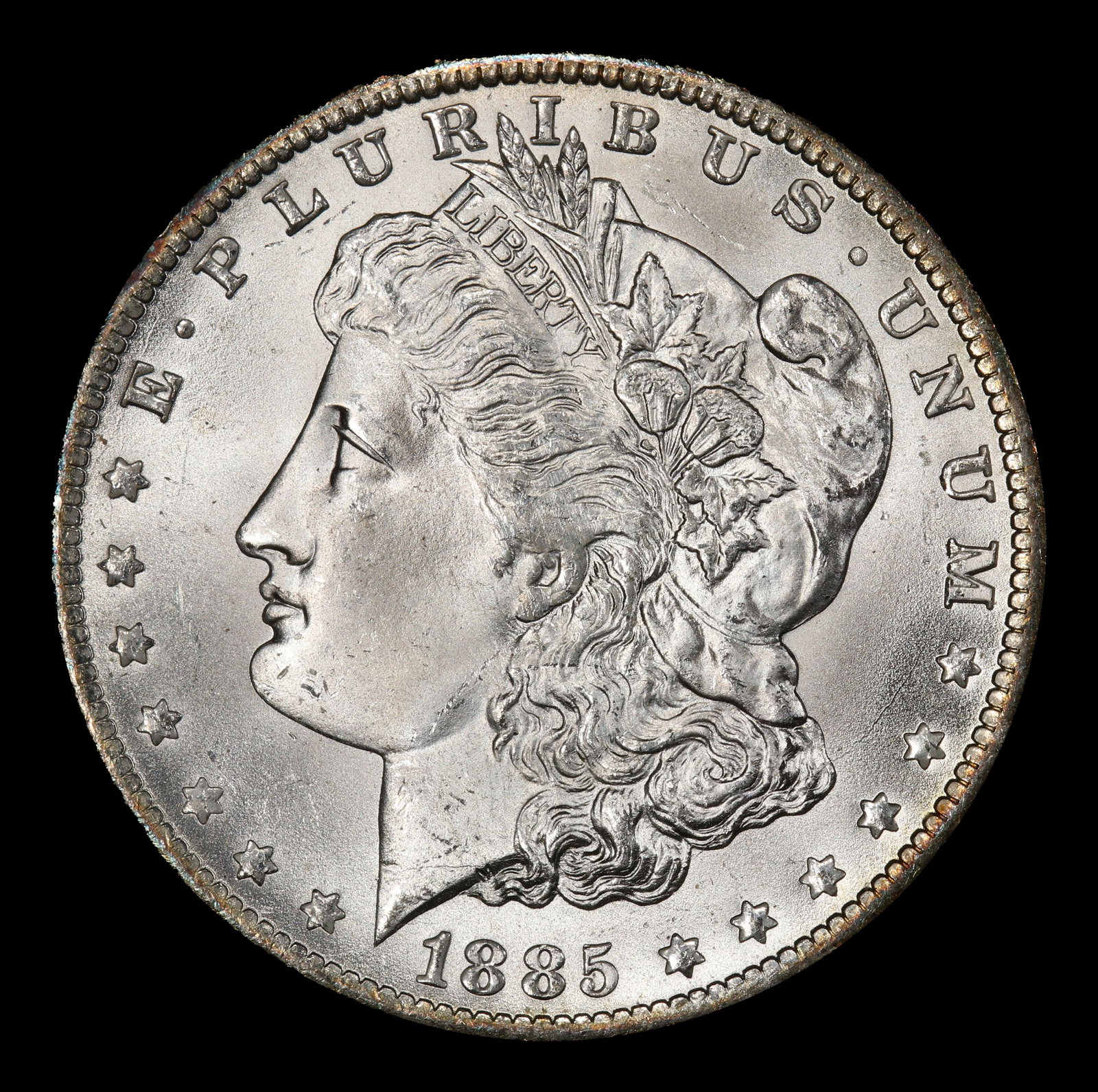 1885-o Morgan Dollar $1 Grades ms64+ - 2