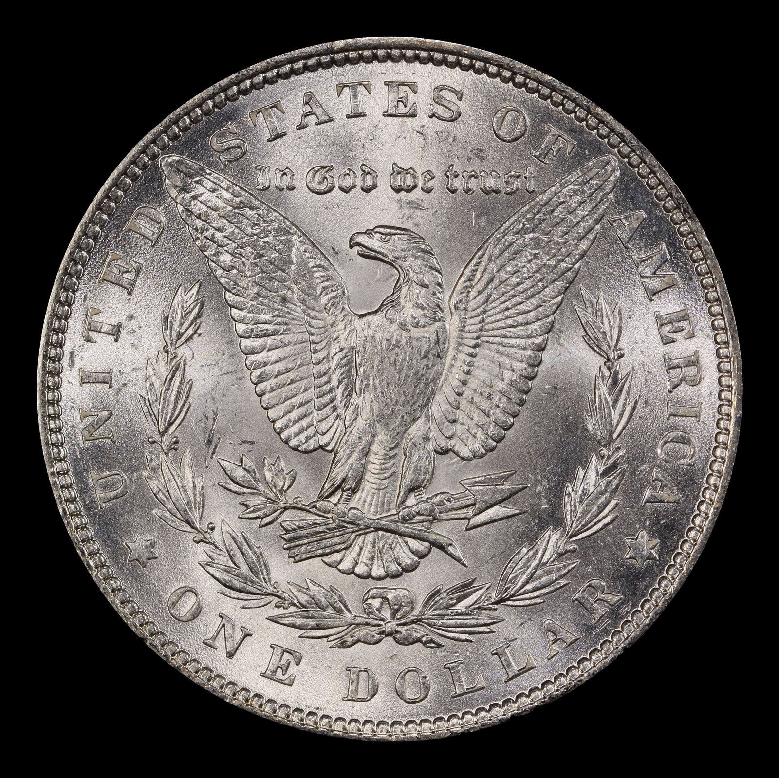 1887-p Morgan Dollar $1 Grades ms62 - 3