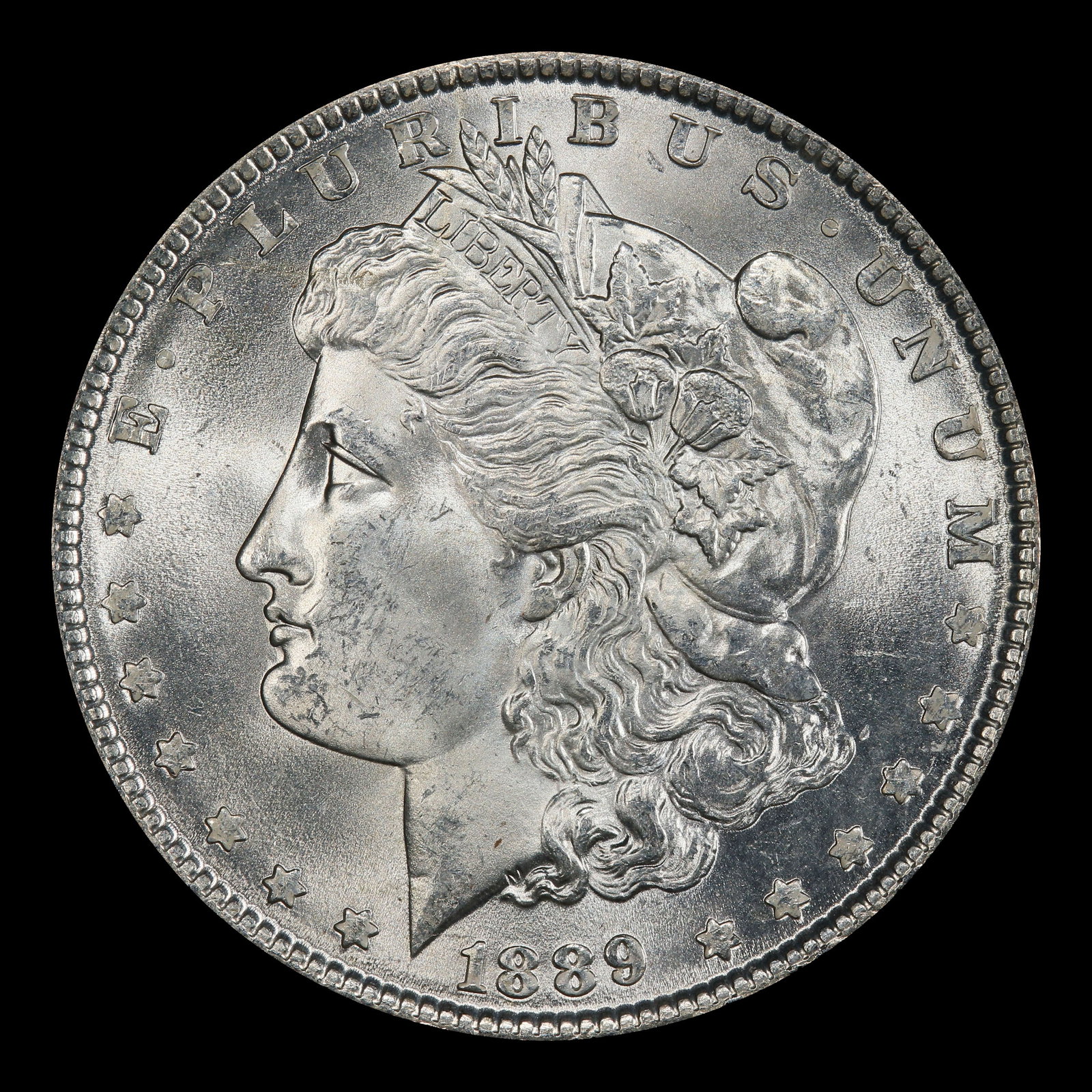 1889-p Morgan Dollar $1 Grades ms65 - 2