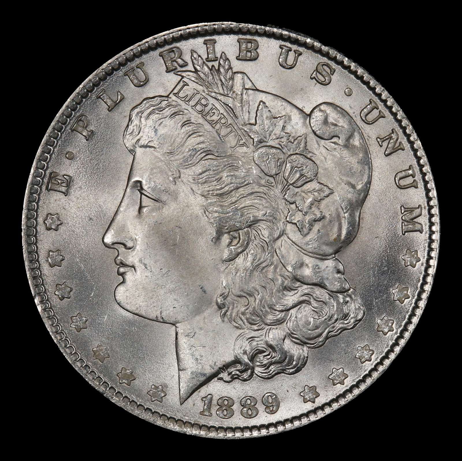 1889-p Morgan Dollar $1 Grades ms65 - 2