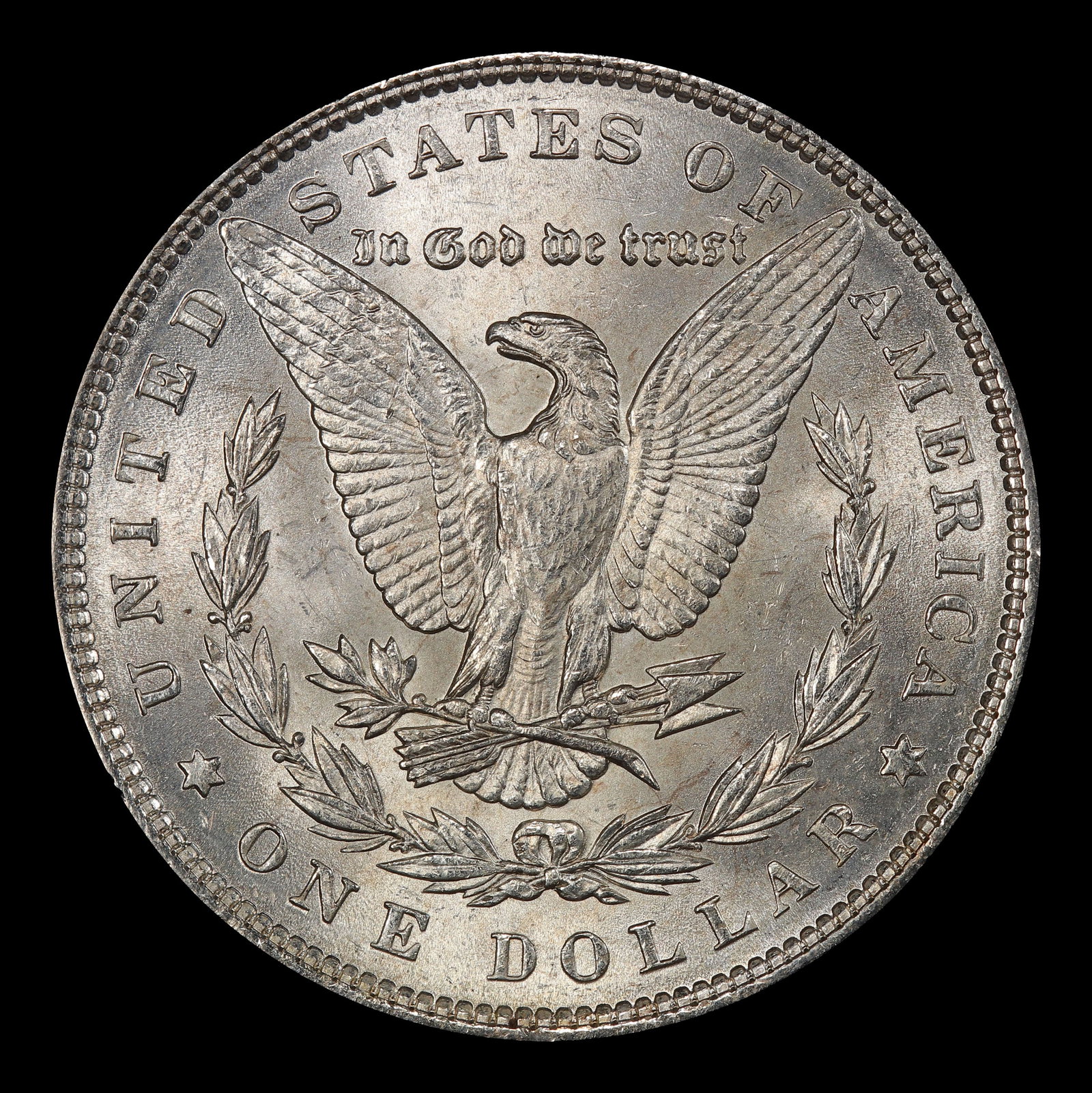 1890-p Morgan Dollar $1 Grades ms63+ - 3