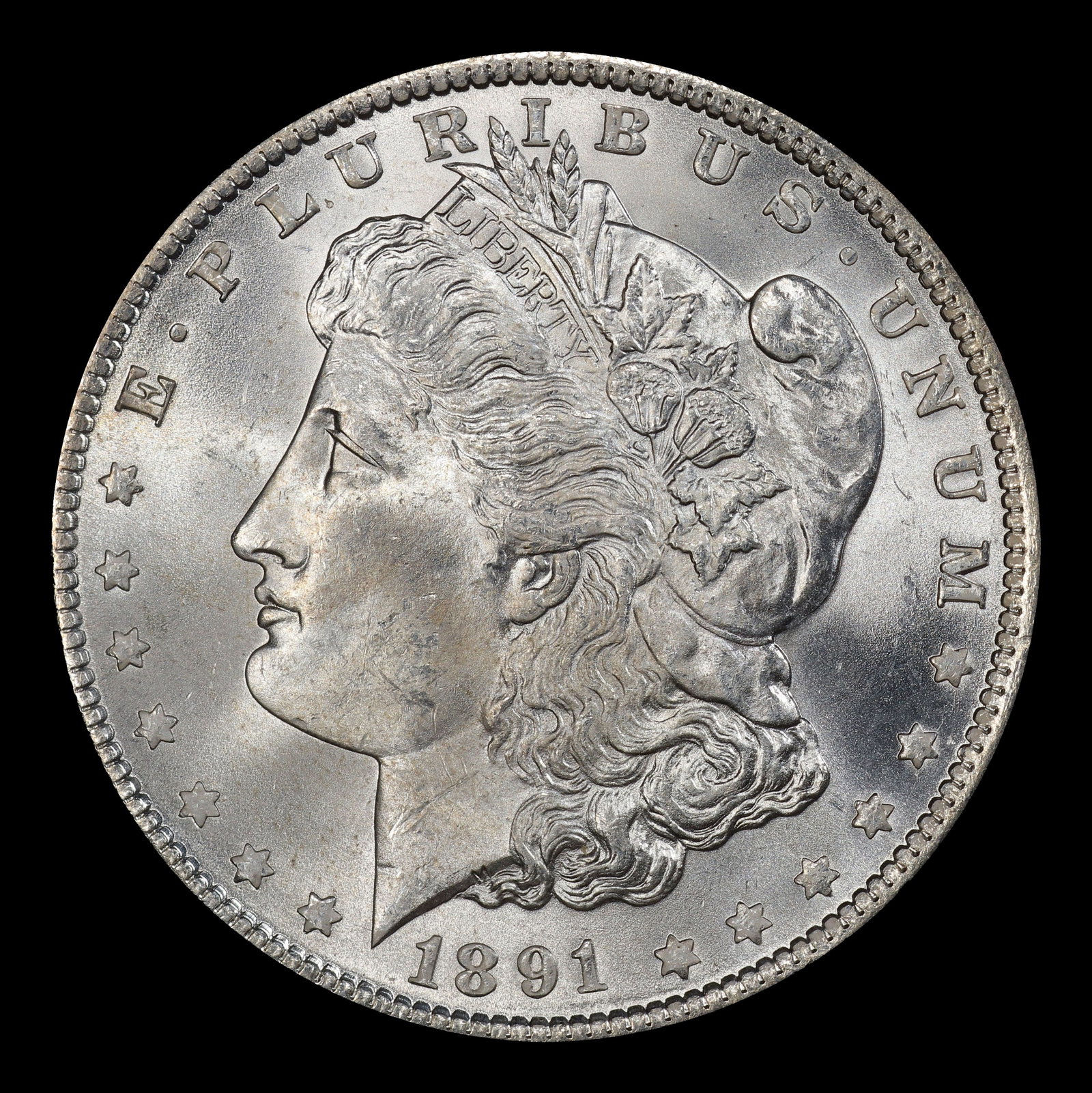 1891-p Morgan Dollar $1 ms65 SEGS - 2