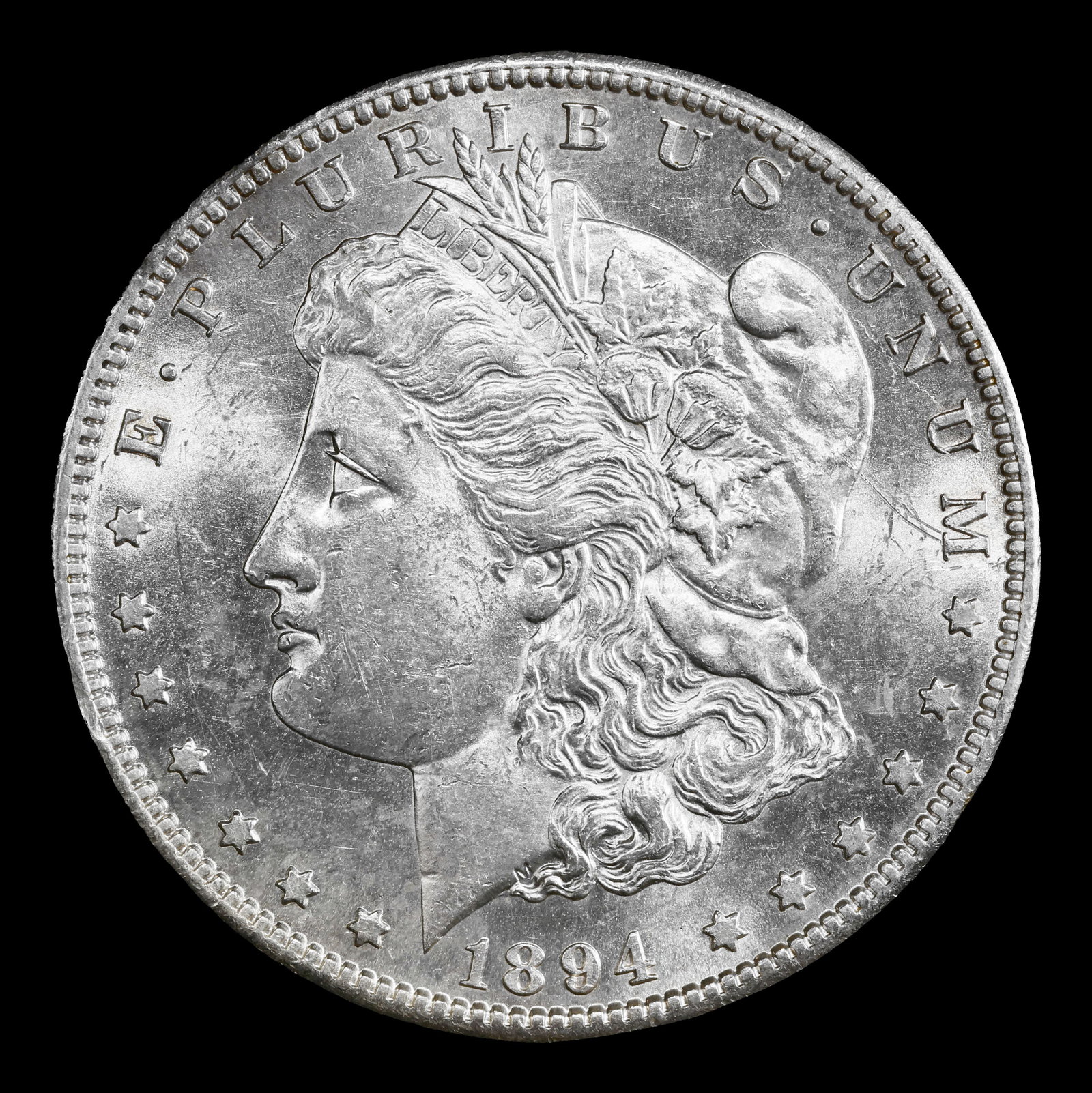 1894-s Morgan Dollar $1 ms62+ USCG - 2