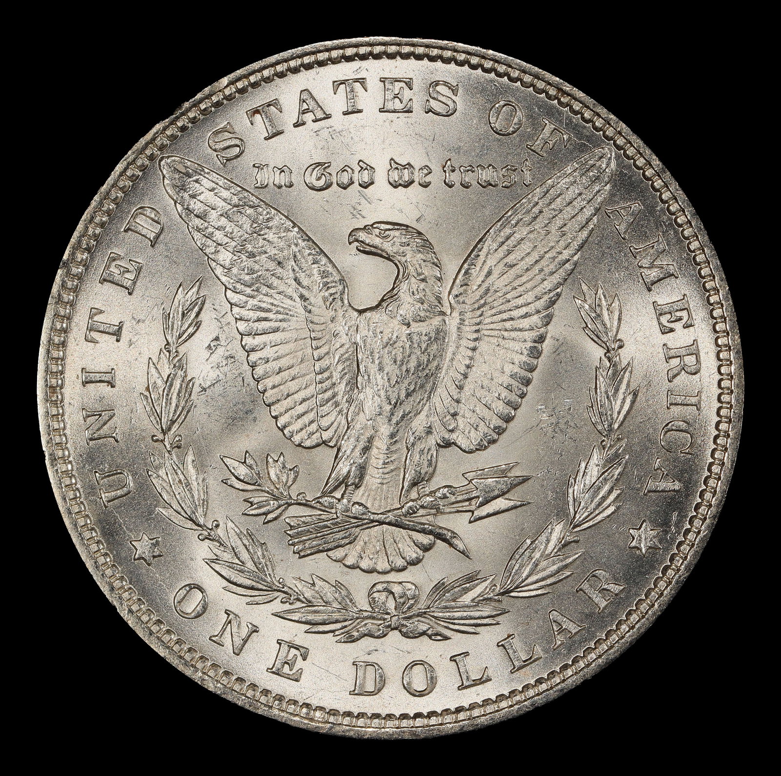 1896-p Morgan Dollar $1 Grades ms63+ - 3