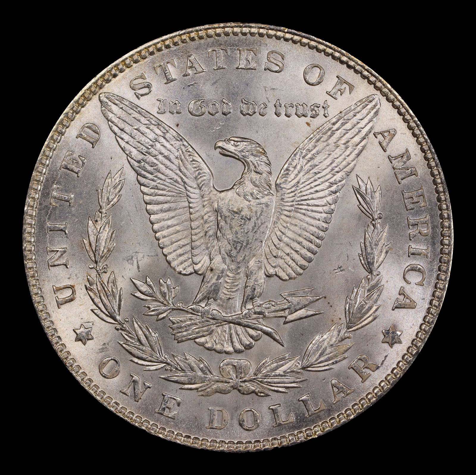 1897-p Morgan Dollar $1 Grades ms65 - 3