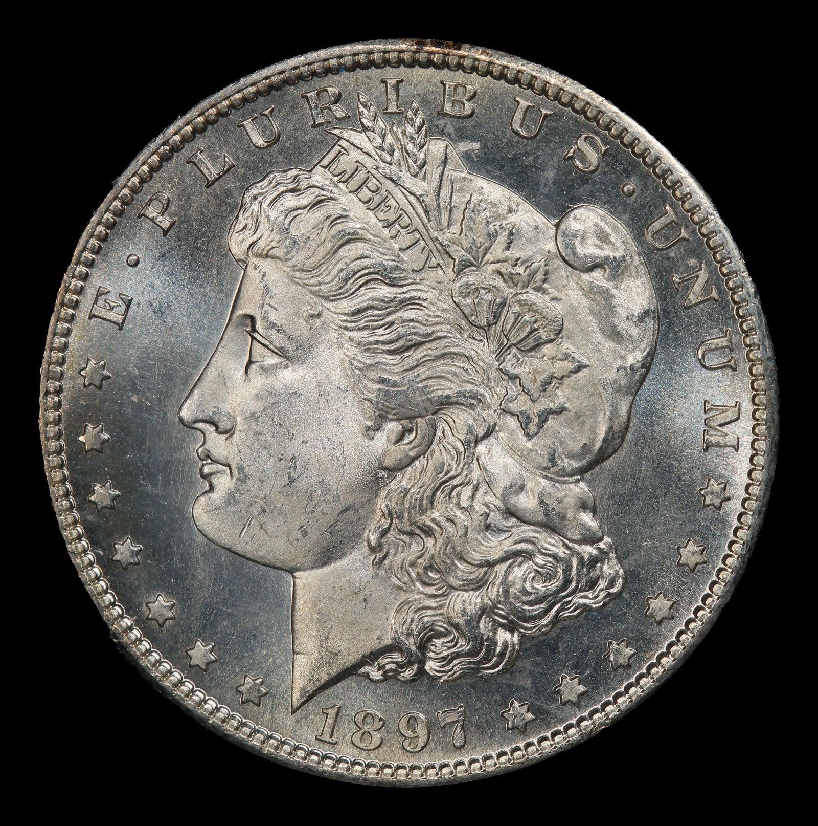 1897-s Morgan Dollar $1 Grades ms65 - 2
