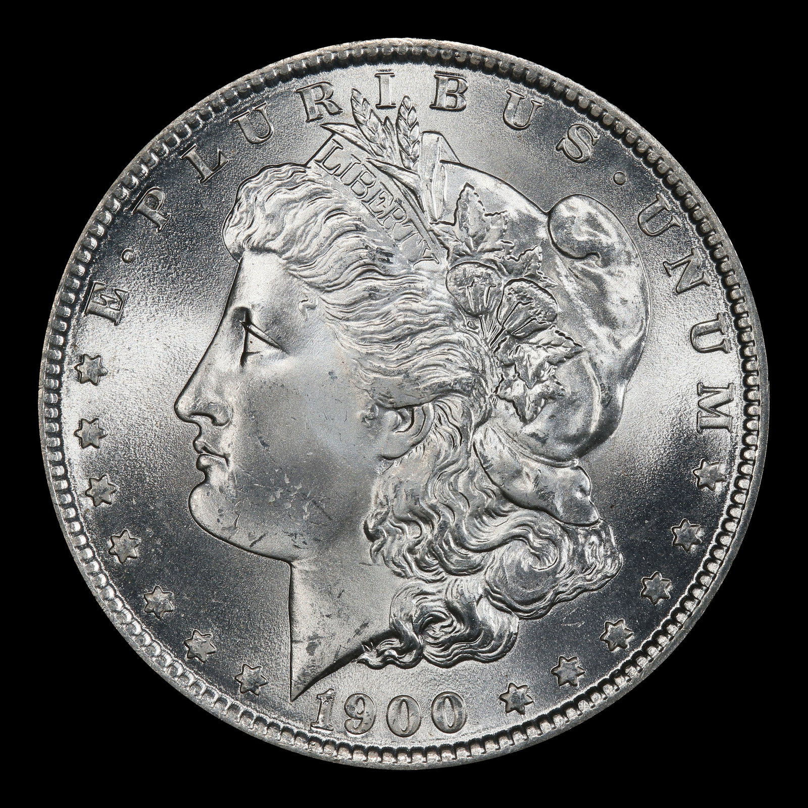 1900-o Morgan Dollar $1 Grades ms65+ - 2