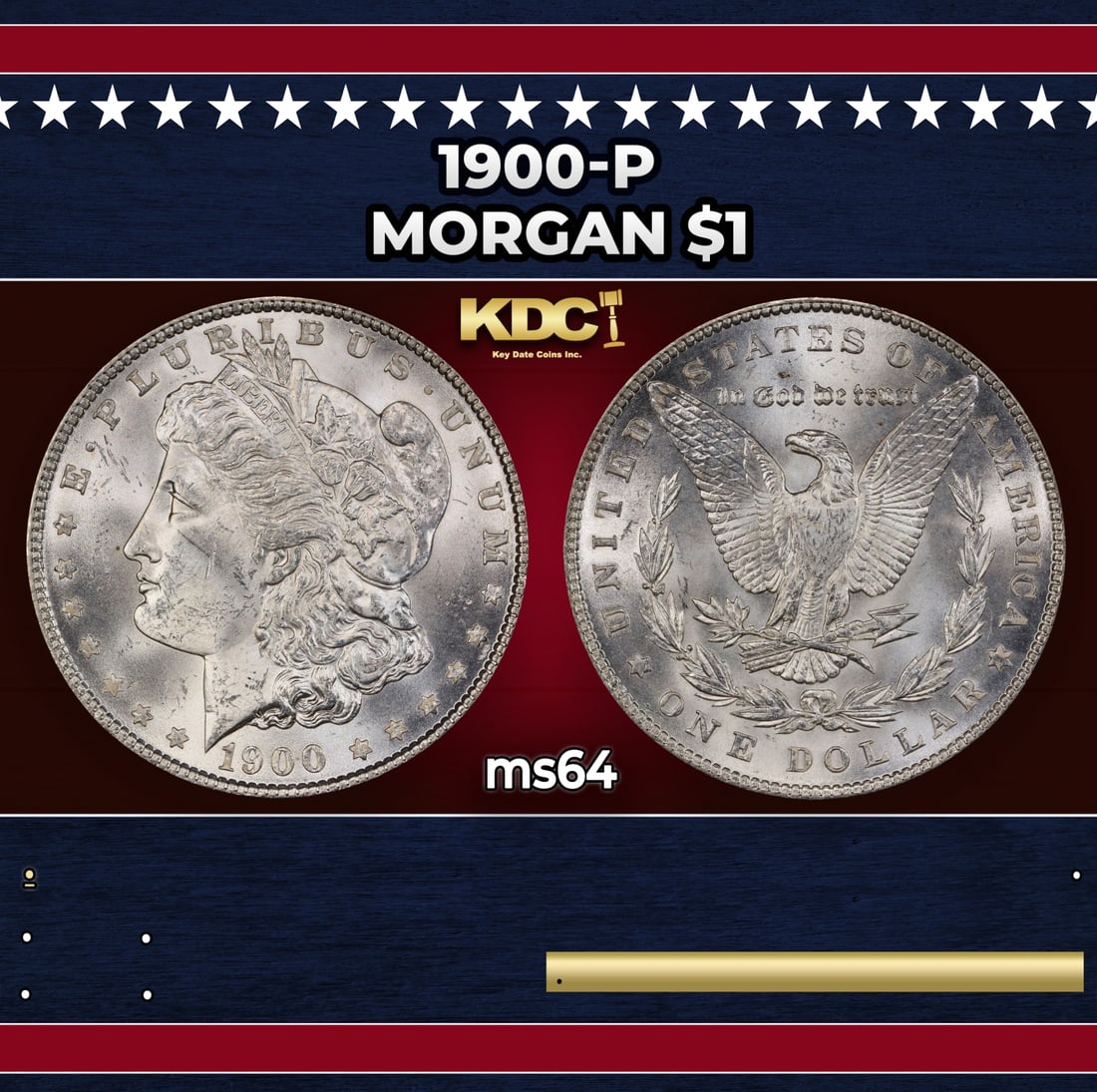 1900-p Morgan Dollar $1 Grades ms64: 1900-p Morgan Dollar $1 Grades ms64.