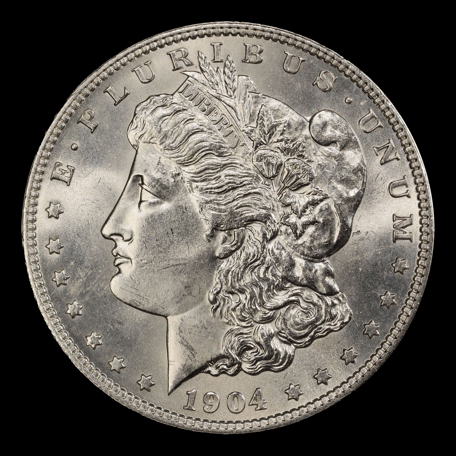 1904-o Morgan Dollar $1 Grades ms62+ - 2