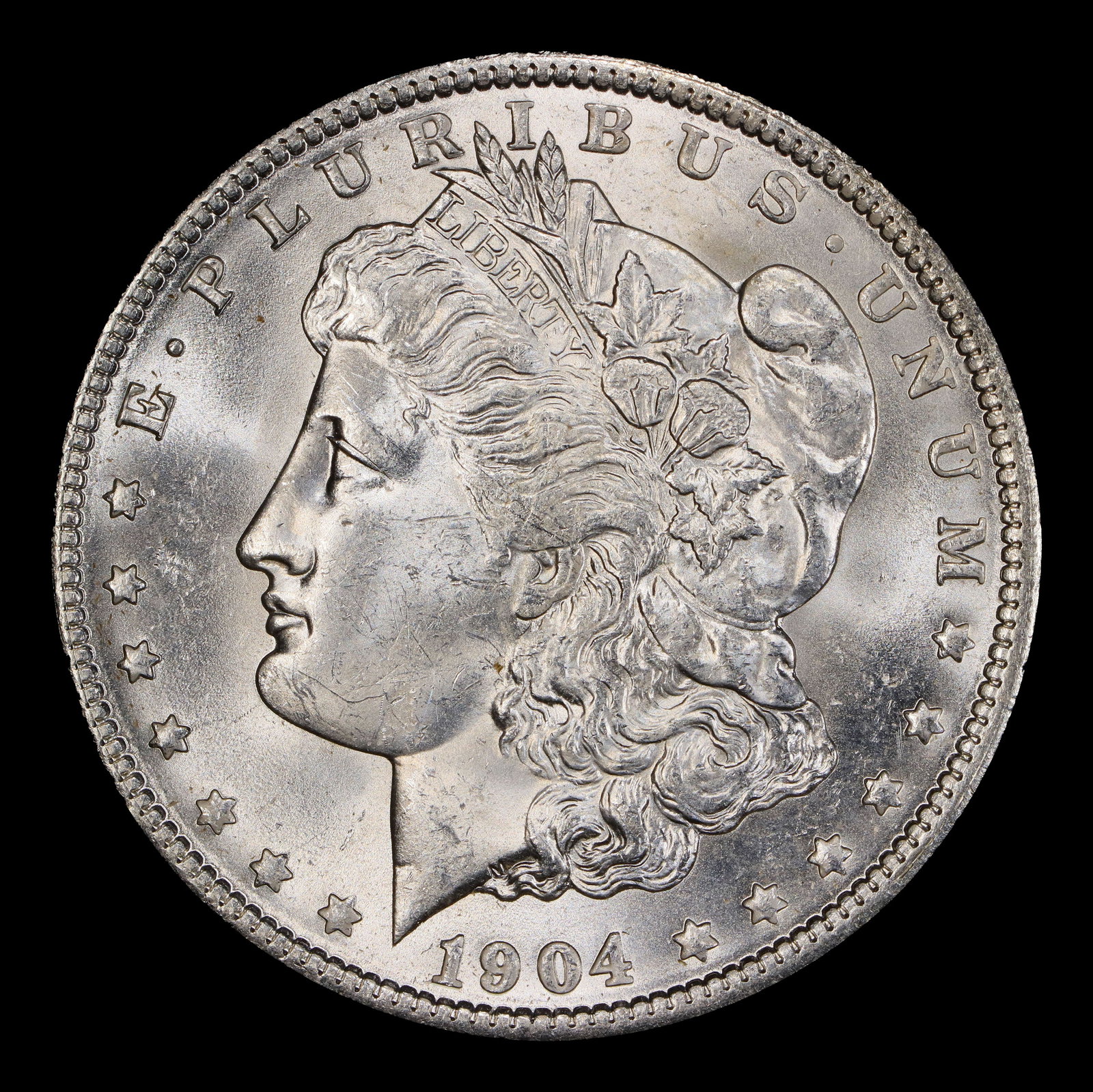 1904-o Morgan Dollar $1 Grades ms63+ - 2