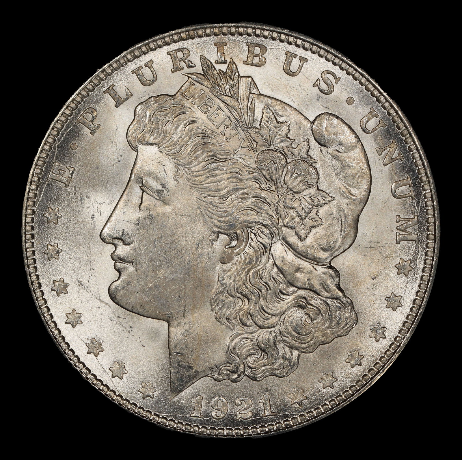 1921-d Morgan Dollar $1 Grades ms64 - 2