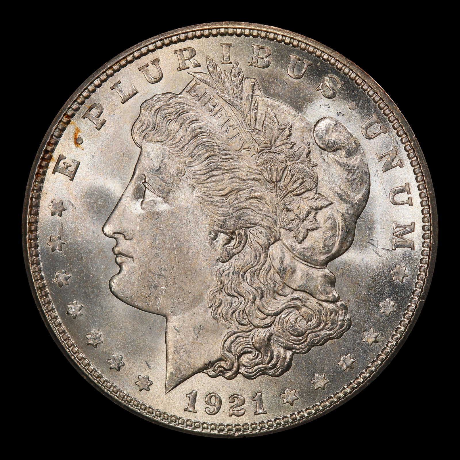 1921-d Morgan Dollar $1 Grades ms65+ - 2