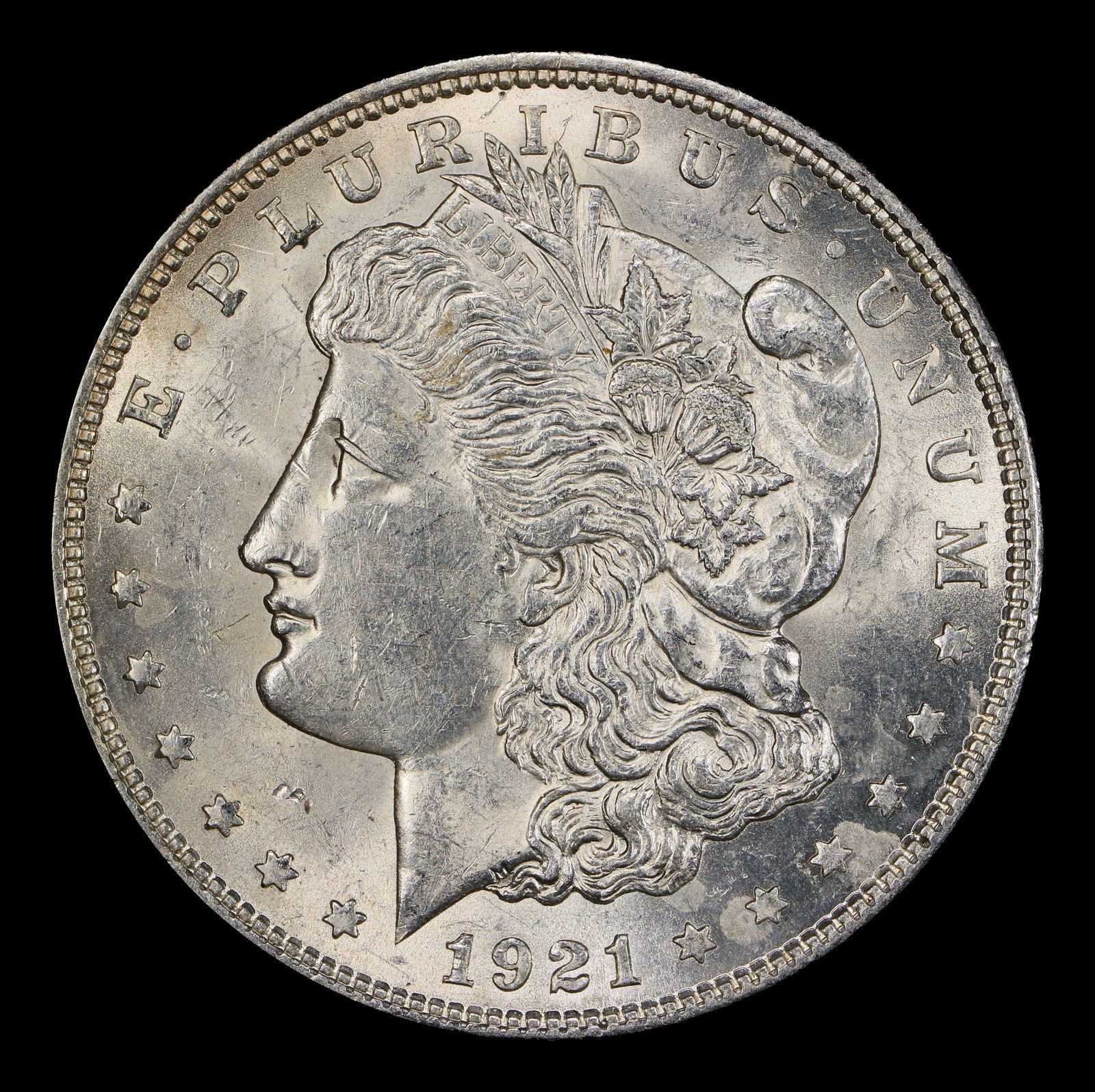 1921-p Morgan Dollar $1 Grades ms62 - 2