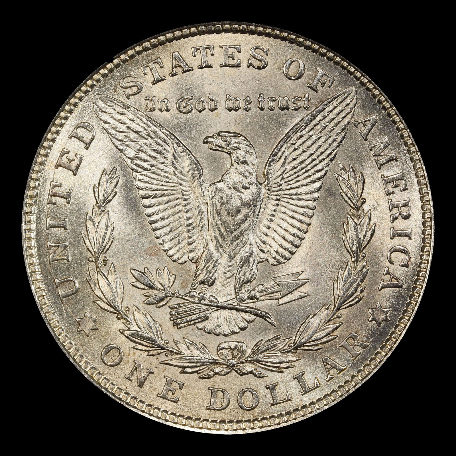 1921-p Morgan Dollar $1 Grades ms62 - 3