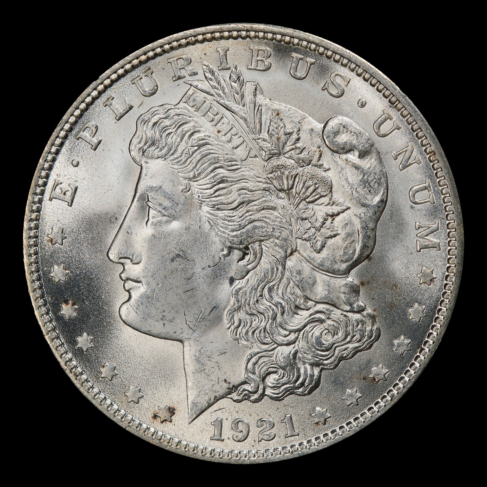 1921-p Morgan Dollar $1 Grades ms65 - 2