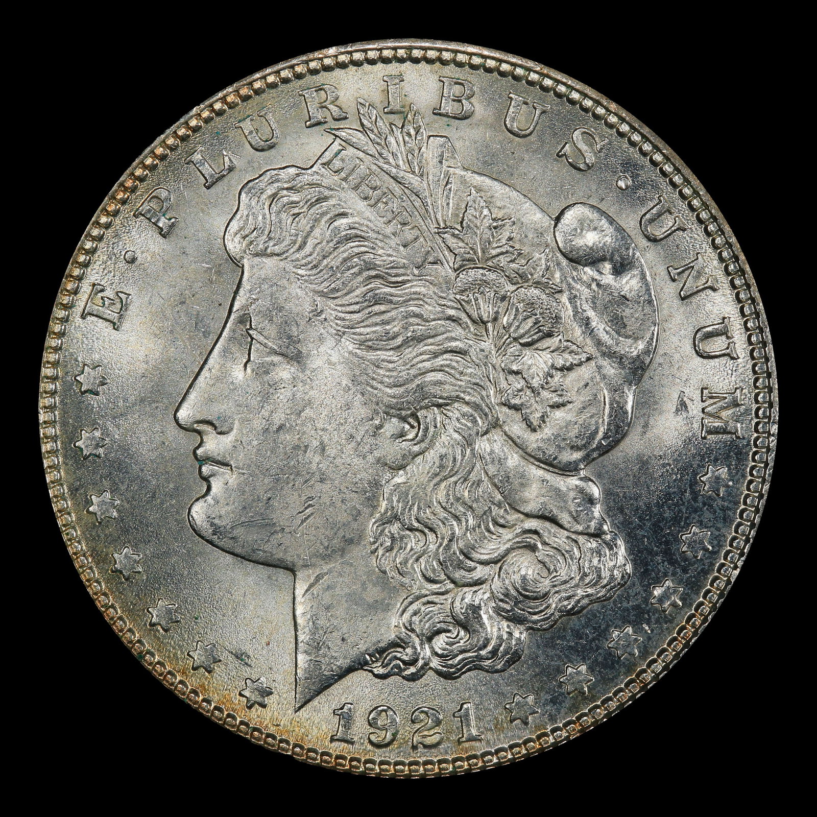 1921-s Morgan Dollar $1 Grades ms63+ - 2