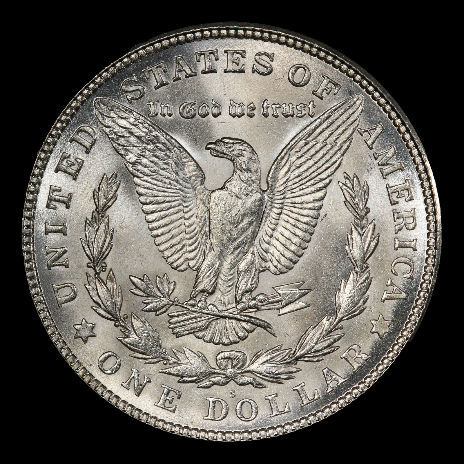 1921-s Morgan Dollar $1 ms65+ SEGS - 3