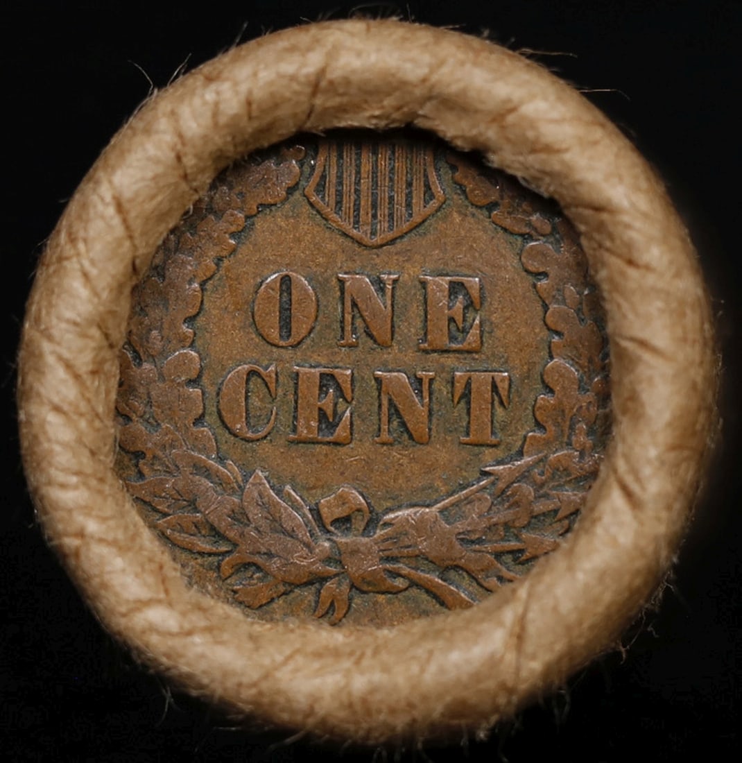 Lincoln Wheat Cent 1c Mixed Roll Orig Brandt McDonalds Wrapper, 1916-d end, Indian other end - 3