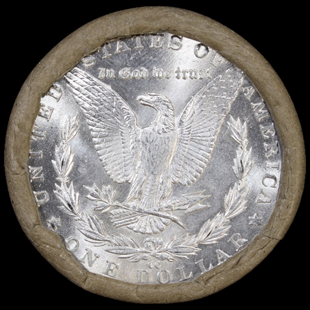 Double CC End SEARS Morgan Unc Dollar $1 Roll Rare 20 CC & CC Ends - 2