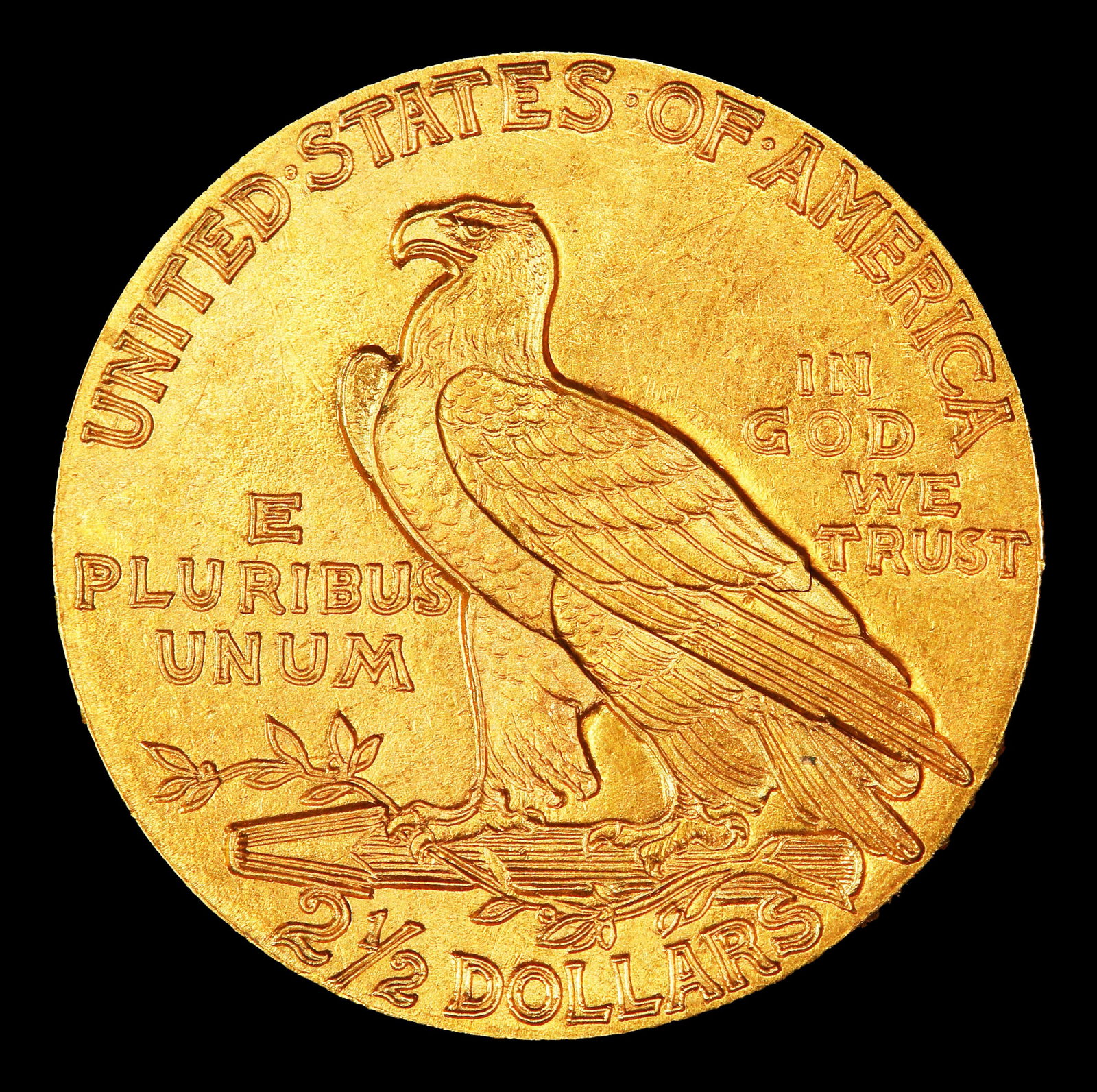 1913-p Gold Indian Quarter Eagle Near Top Pop! $2 1/2 ms65+ SEGS - 3
